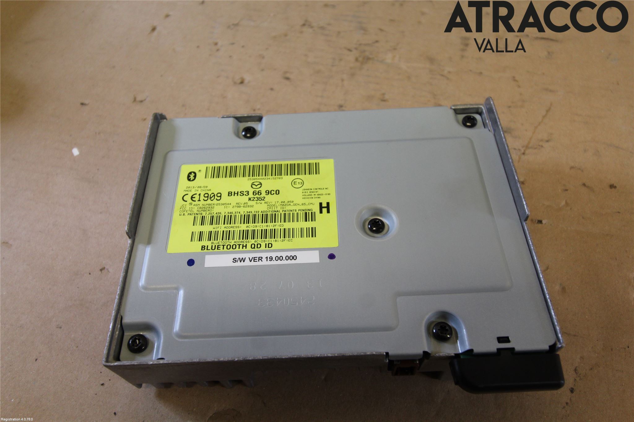 Mazda 3 III 14-19 Radio-Stereo Förstärkare
