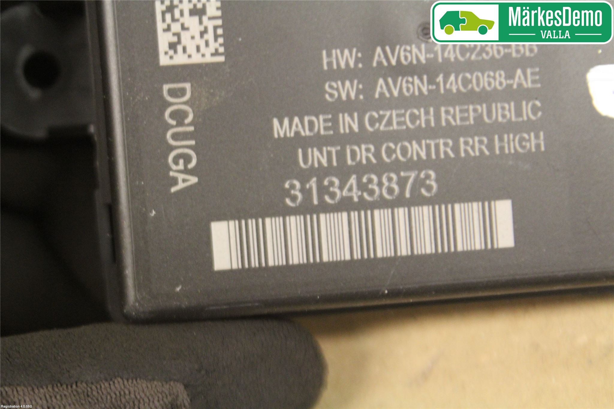 Volvo V40 12-19 Styrenhet Dörr