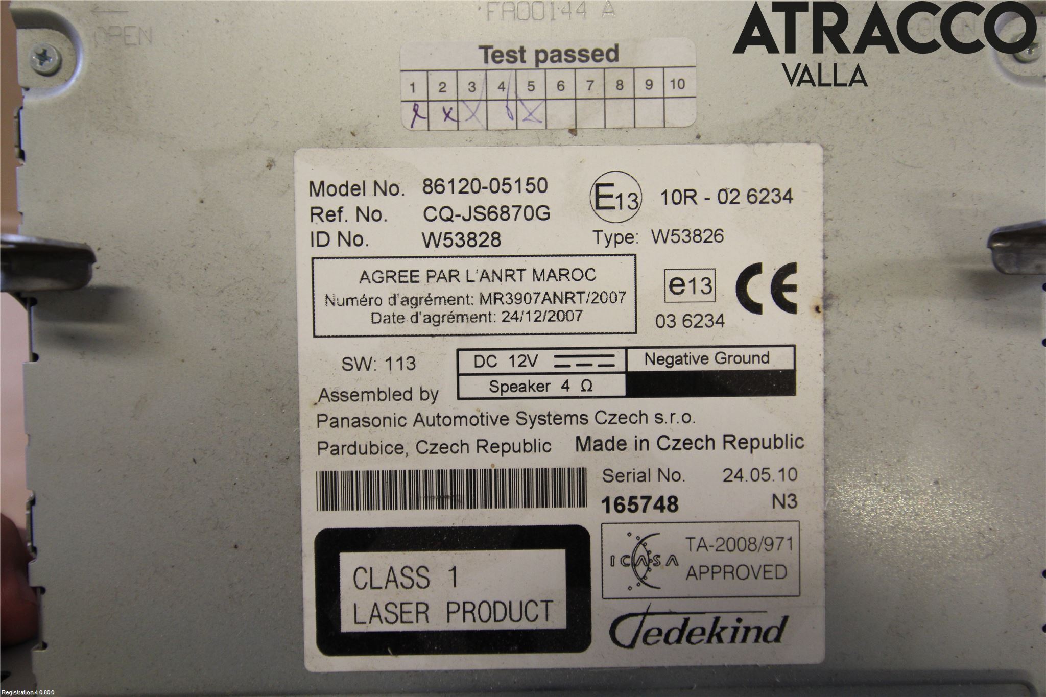 Toyota AVENSIS 09-15 Cd Radio - Multimediapanel