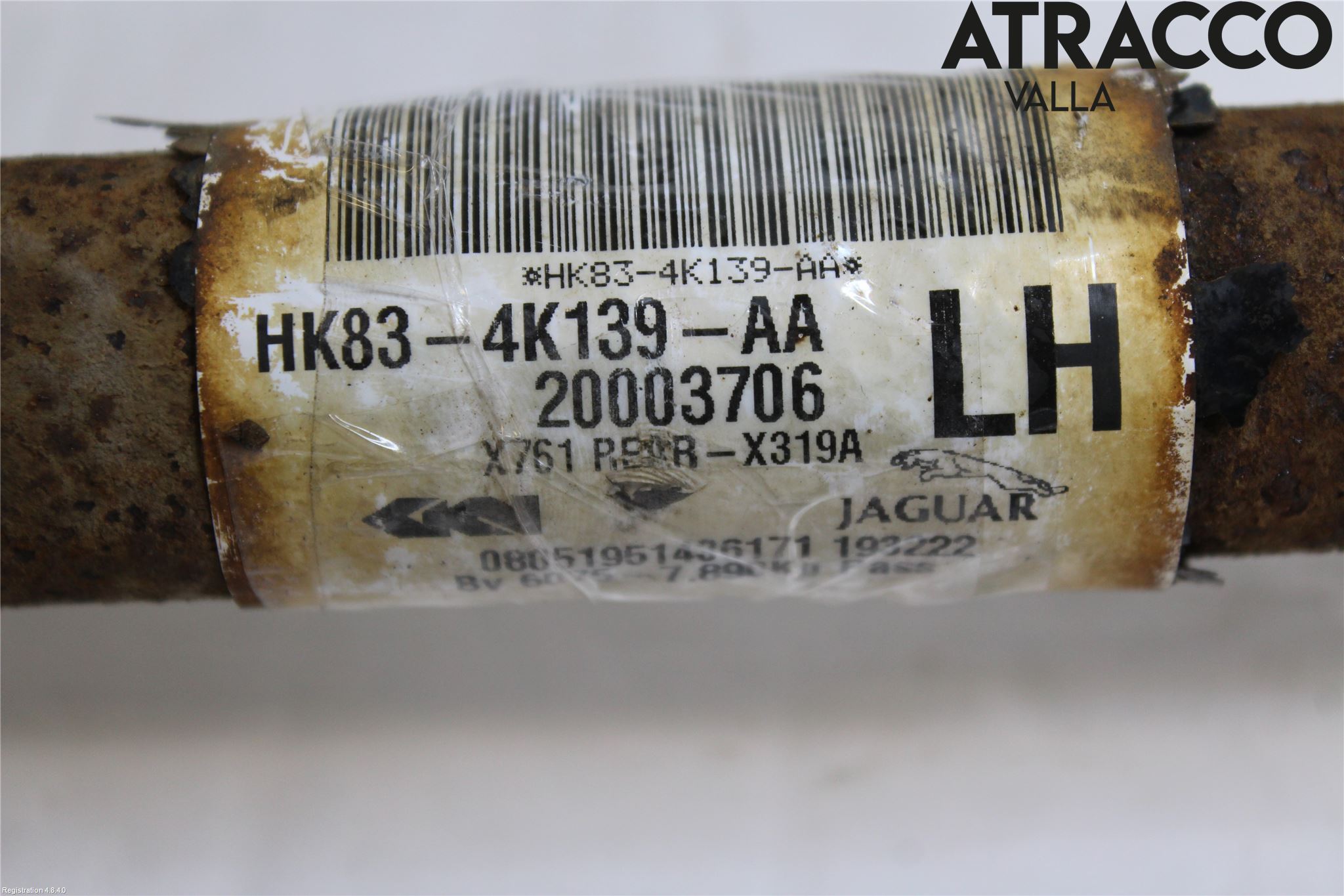 Jaguar F-PACE Drivaxel Bak Vänster