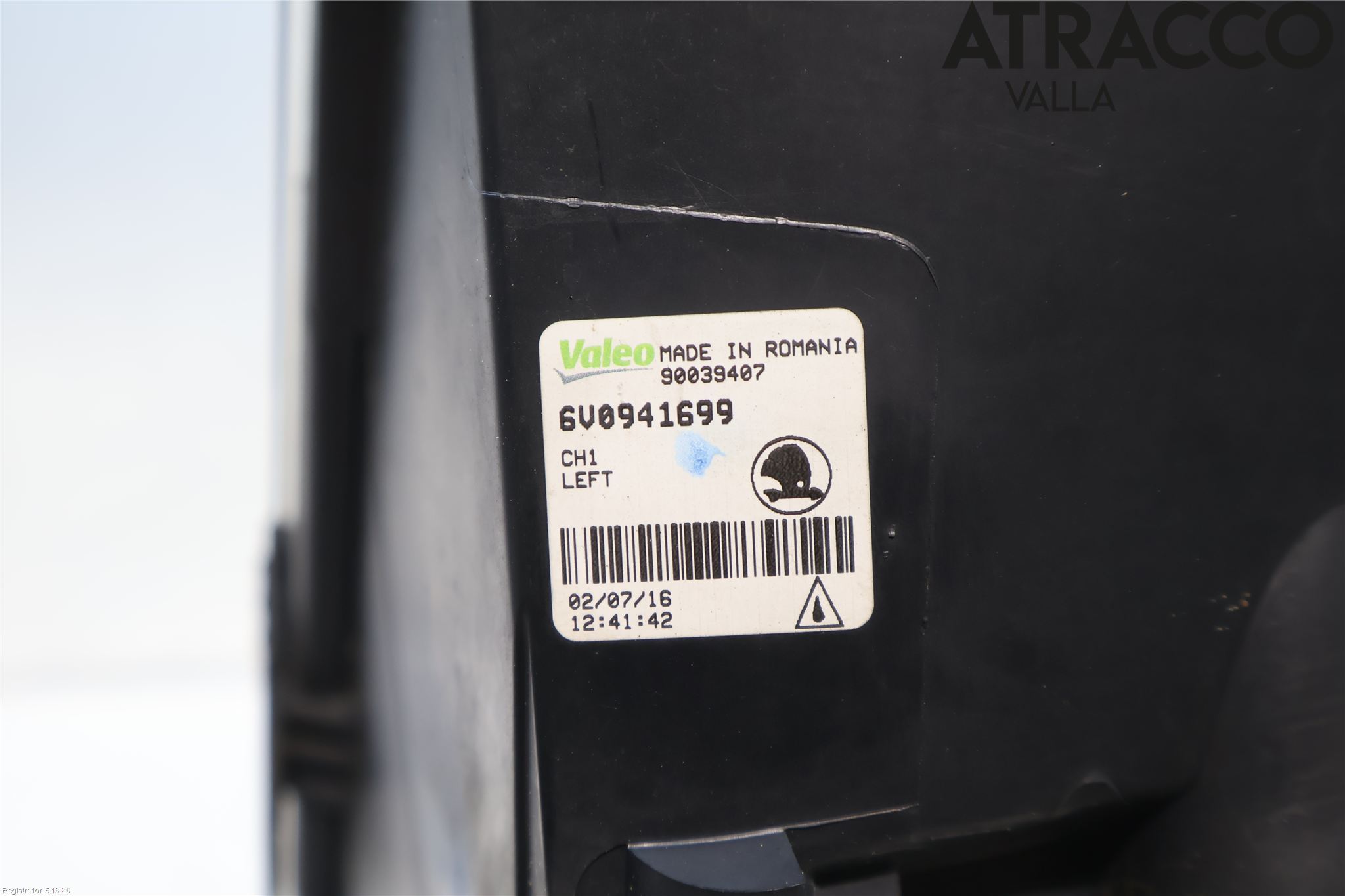 Skoda FABIA 15-21 Dimljus-Varselljus Fram