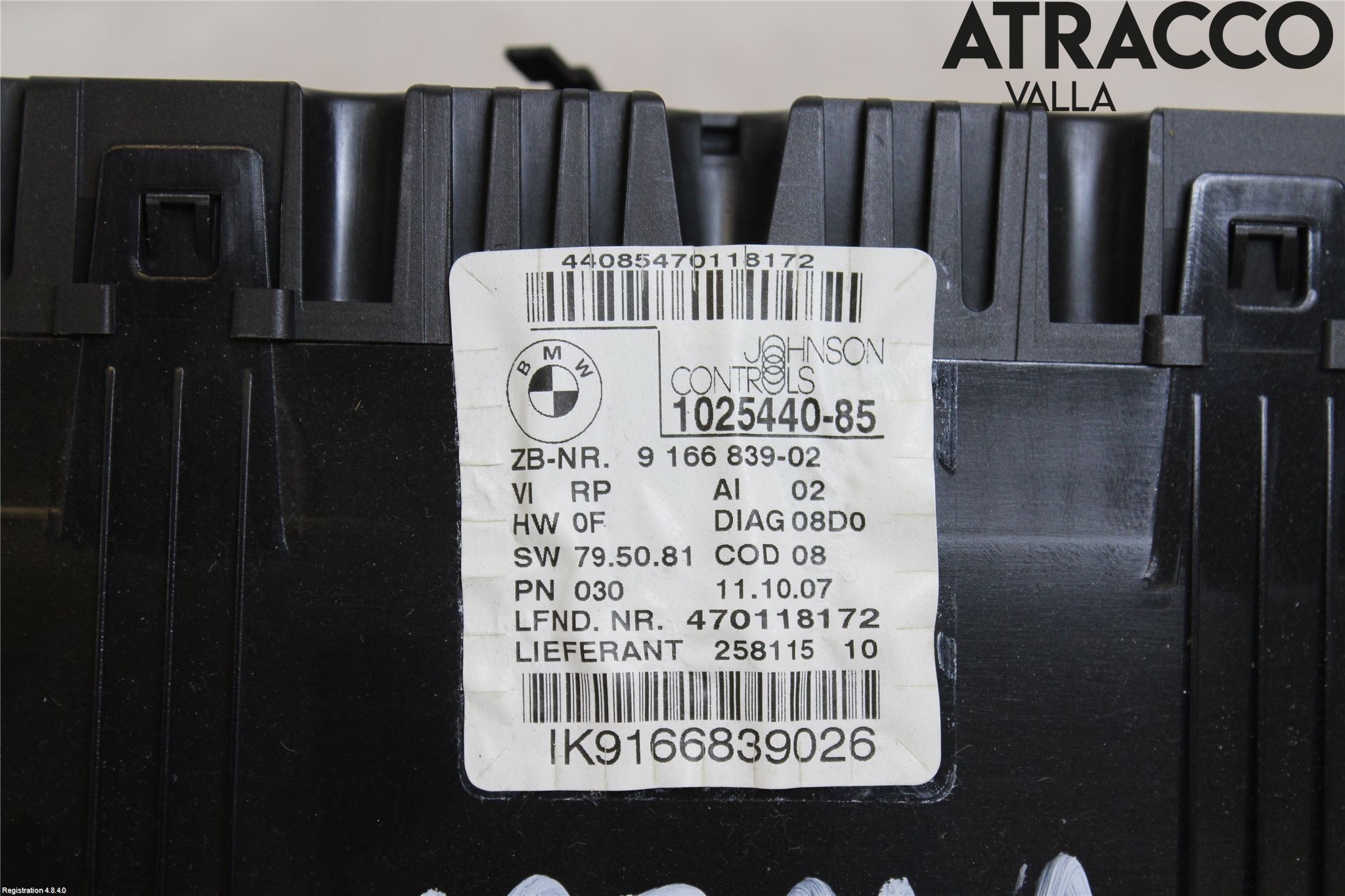 BMW 3 E90/91 SED/TOU 05-12 Instrument Komb