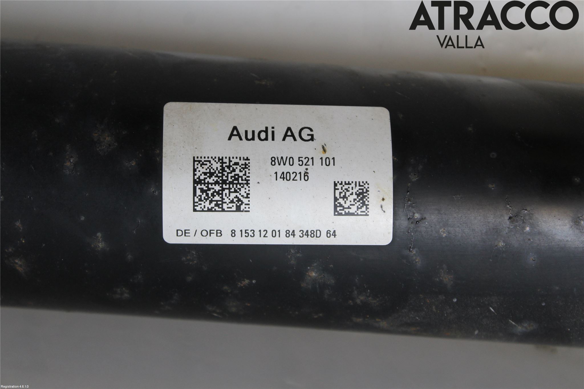 Audi A4/S4 B9 16-19 Mellanaxel Komp