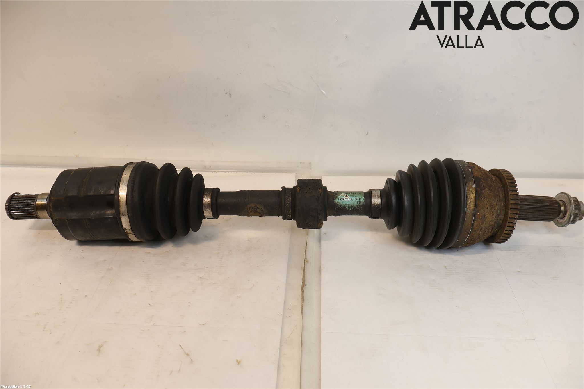 Kia SORENTO 10-14 Drivaxel Fram Vänster
