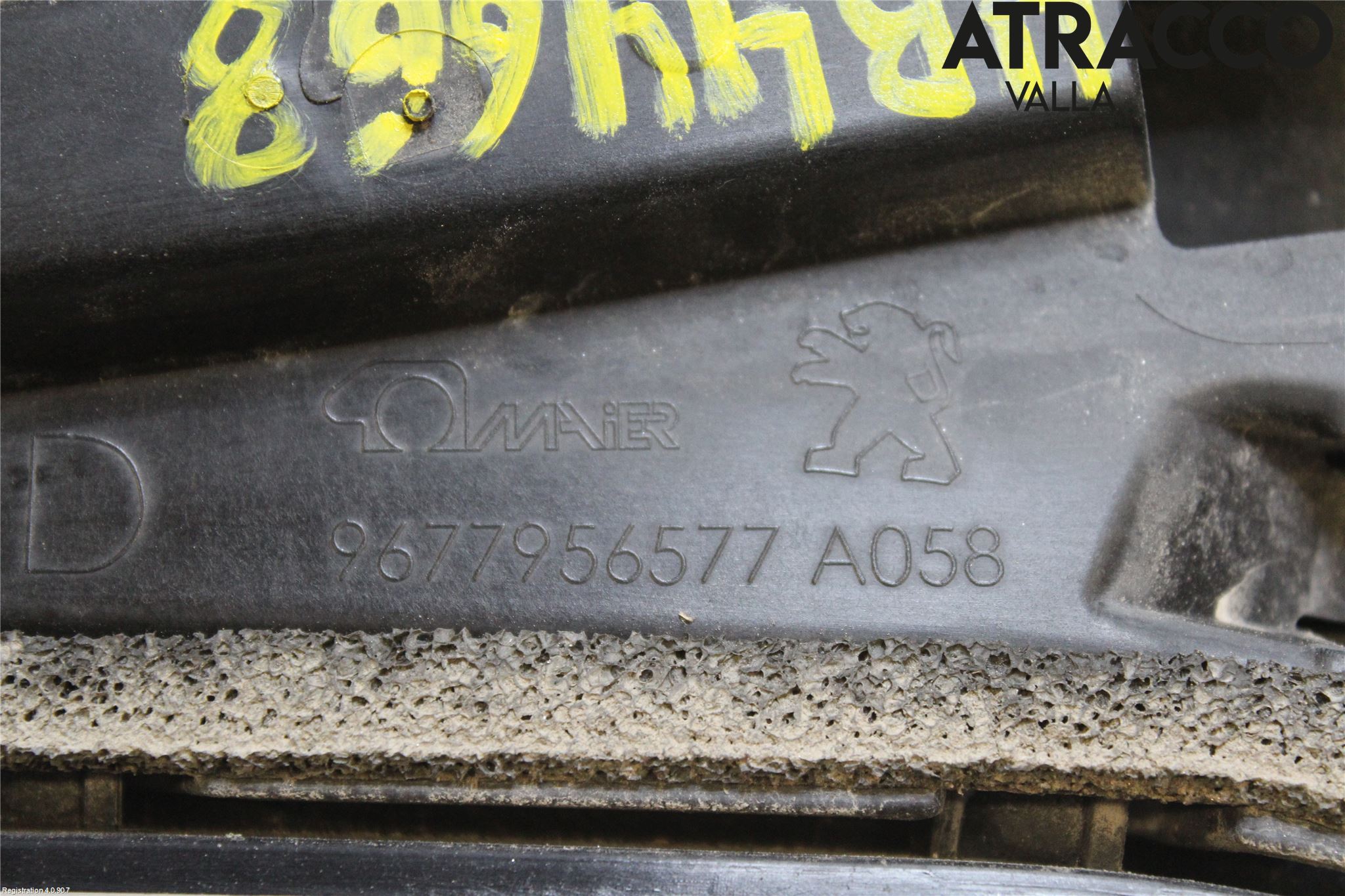 Peugeot 308 14-21 Vindavvisare-Takkåpa