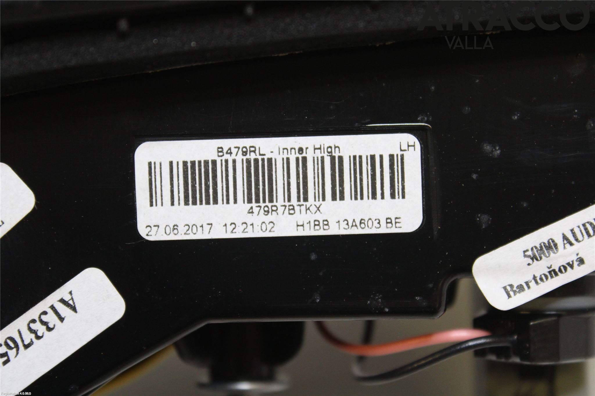 Ford FIESTA (VII) 18-23 Bakljus Lucka Vä