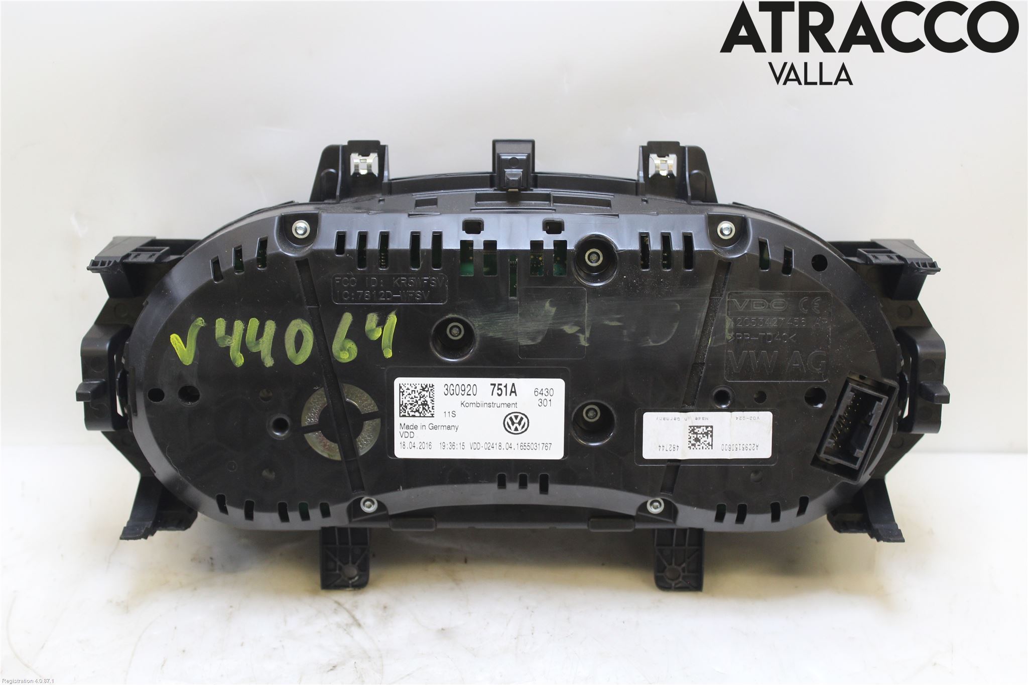 Volkswagen VW PASSAT 15-19 Instrument Komb