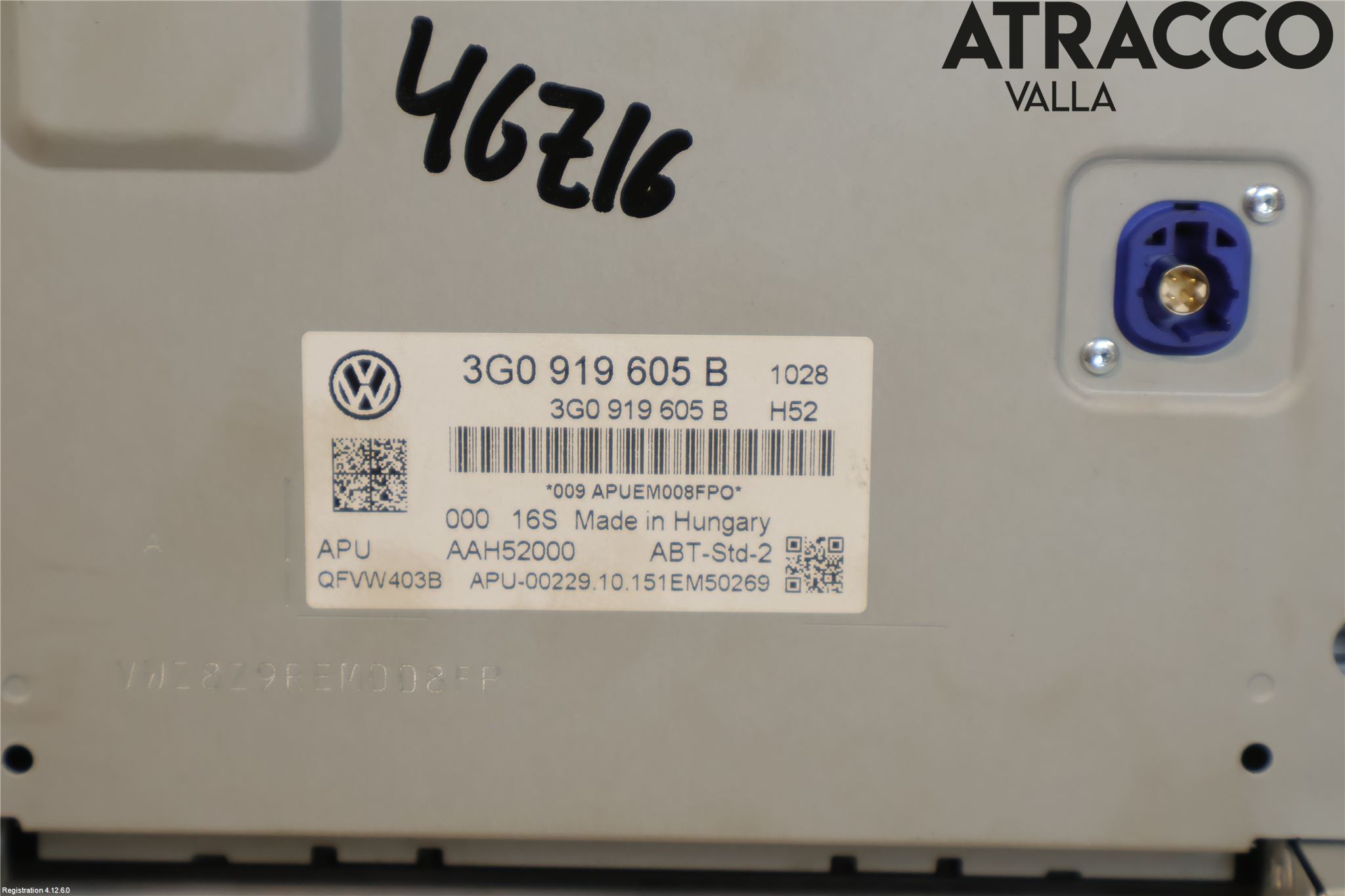 Volkswagen VW PASSAT 15-19 Cd Radio - Multimediapanel