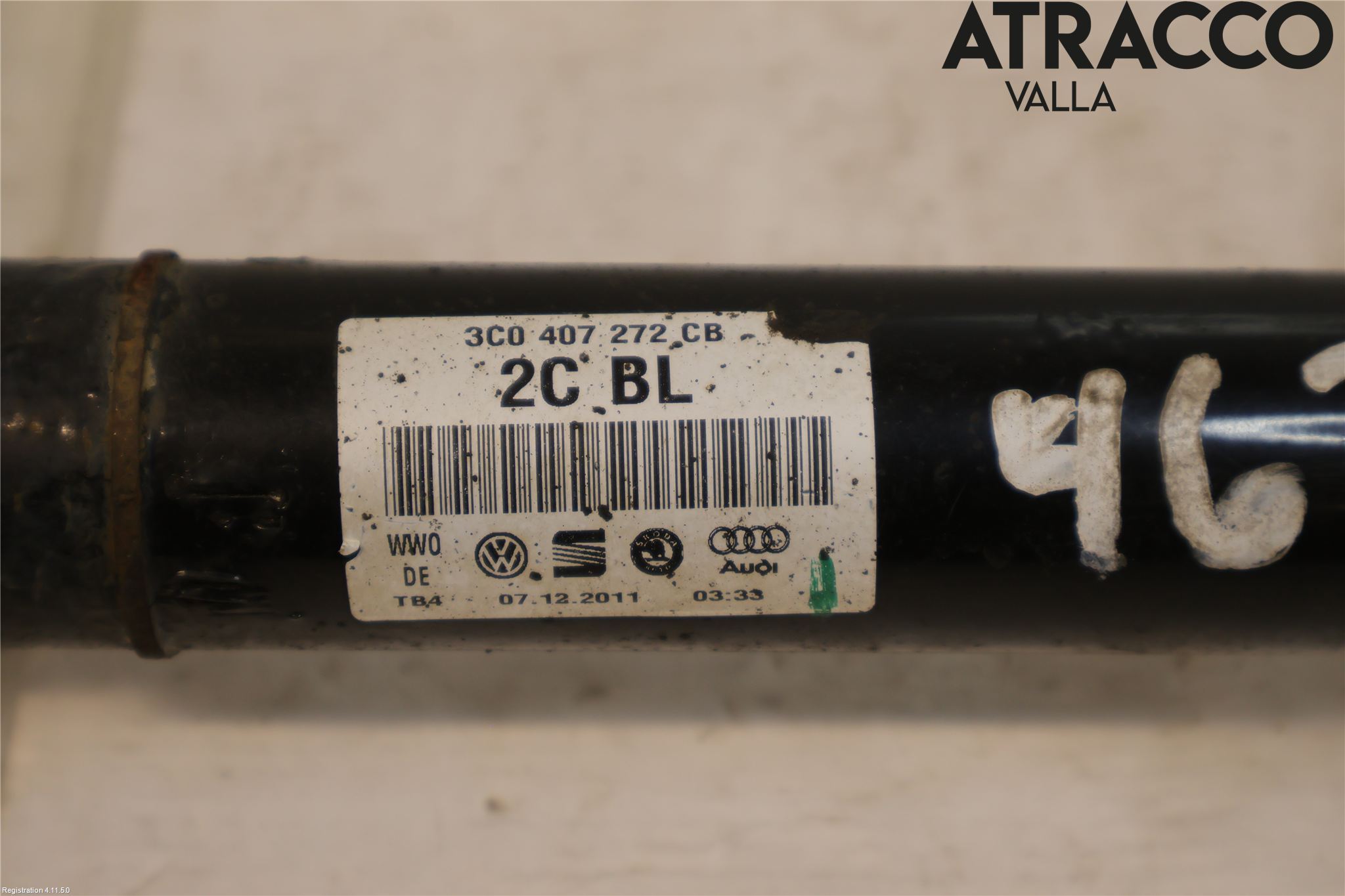 Skoda SUPERB 09-15 Drivaxel Fram Höger