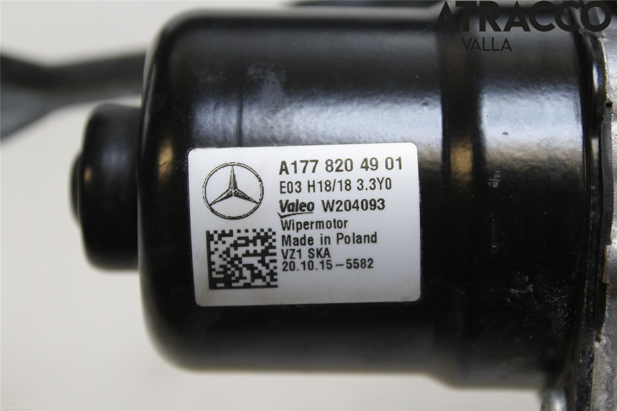 Mercedes-Benz MB CLA-KLASS (C118/X118) 19- Torkarmekanism Vindruta