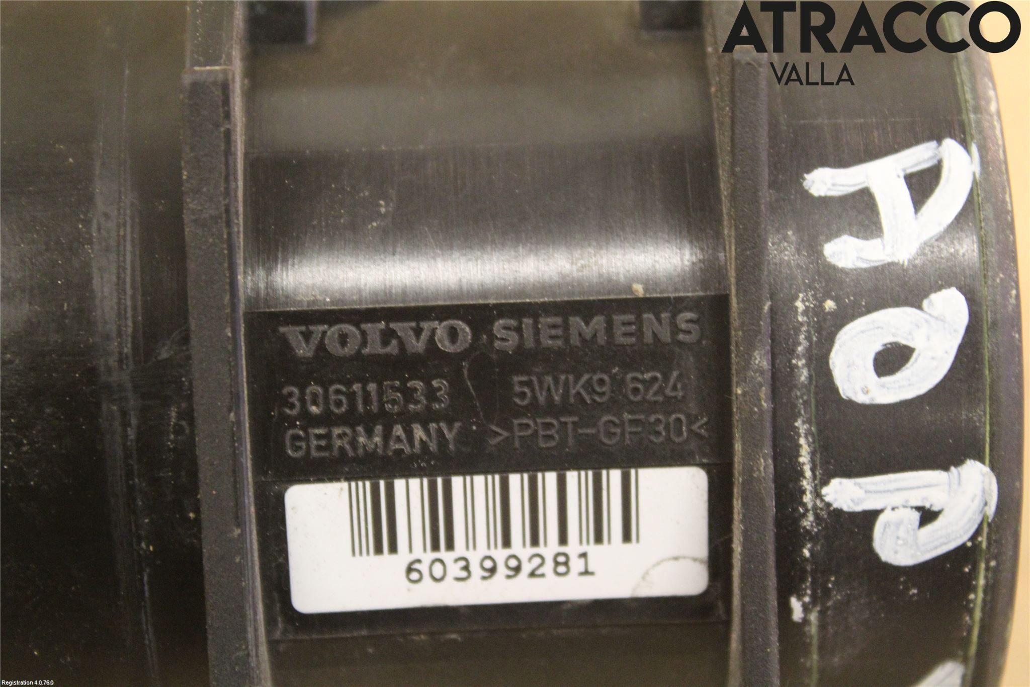 Volvo S40/V40    96-04 Injluftmassamätare