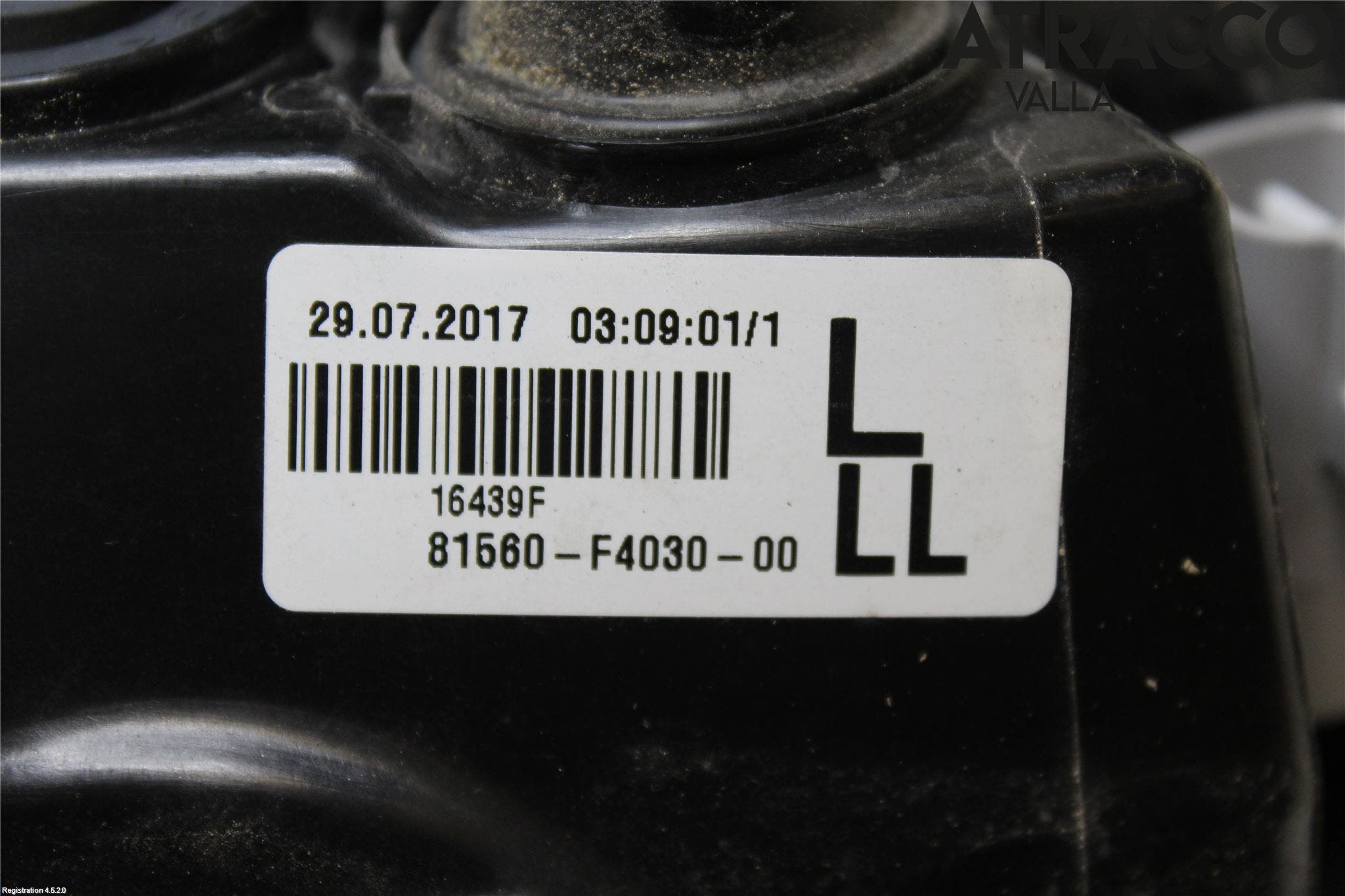 Toyota C-HR 16-23 Bakljus Vänster