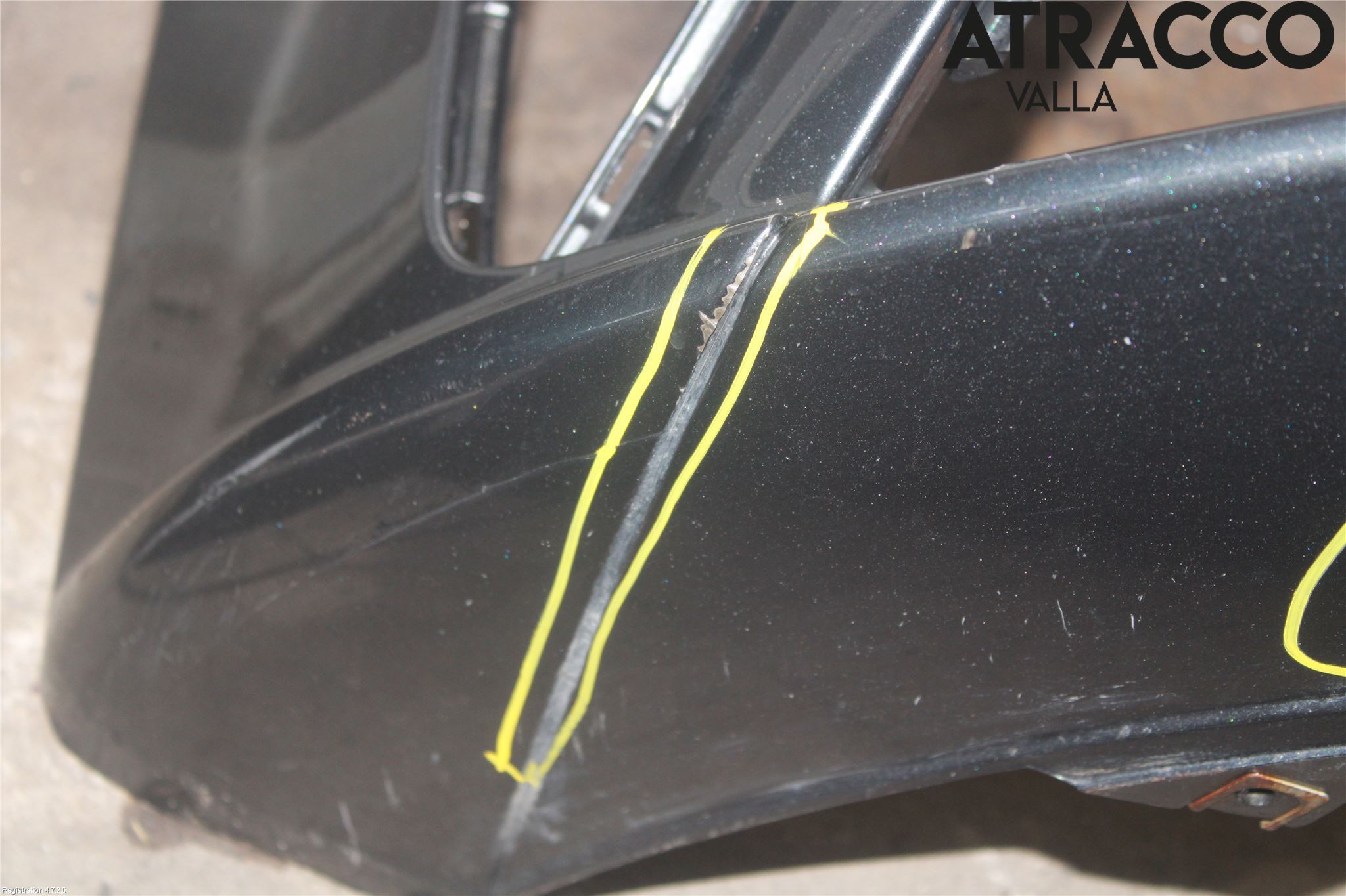 Audi A4 12-15 Stötfångarbeklädnad Fram