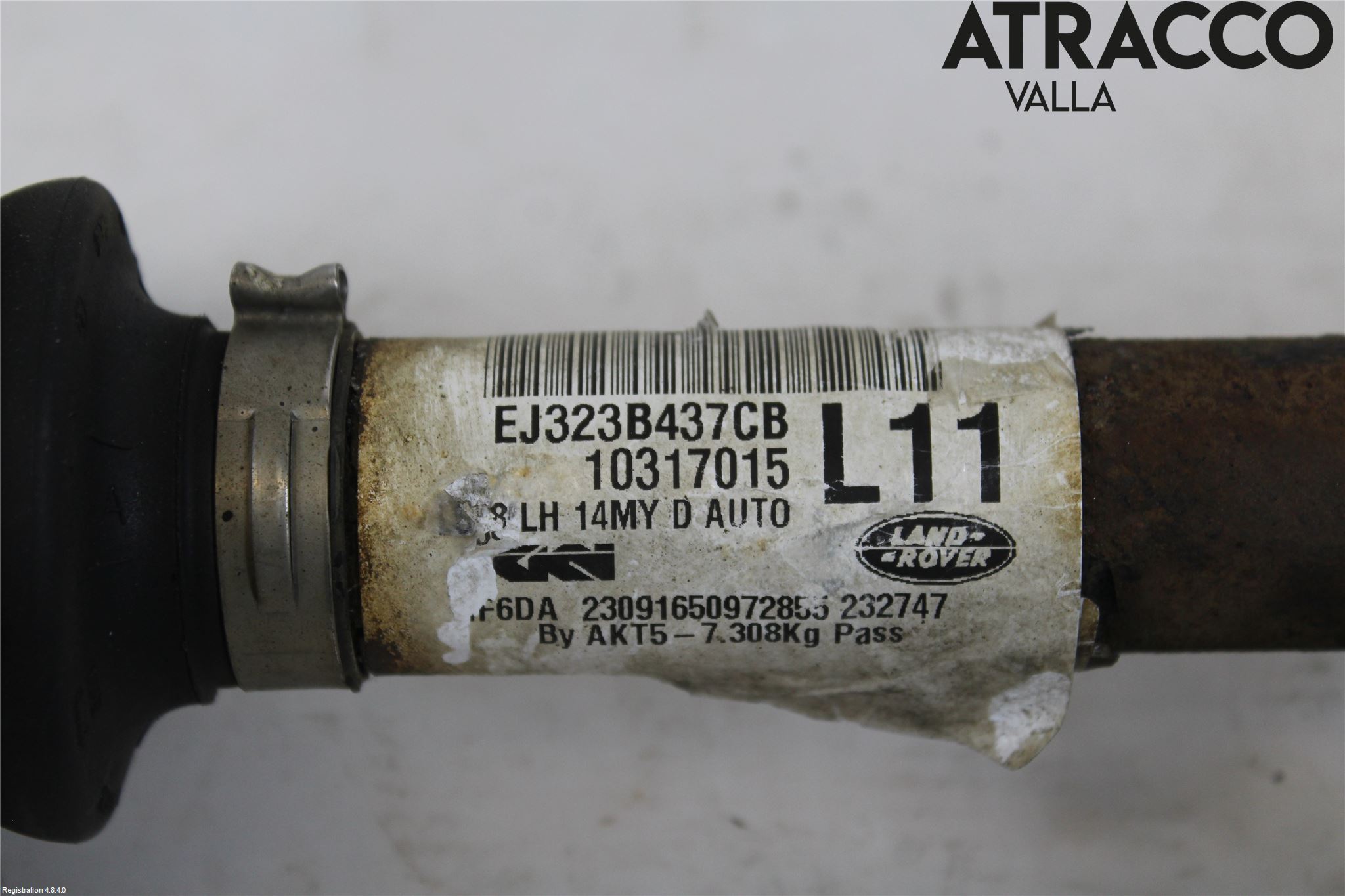 Landrover LAND ROVER RANGE ROVER EVOQUE (L538) 11-18 Drivaxel Fram Vänster