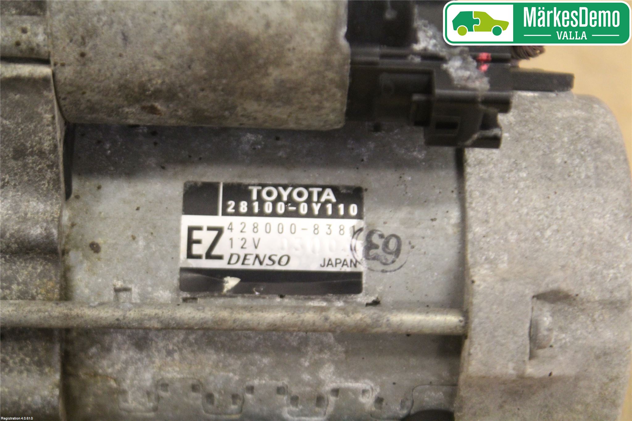 Toyota YARIS XP130 12-14 Startmotor