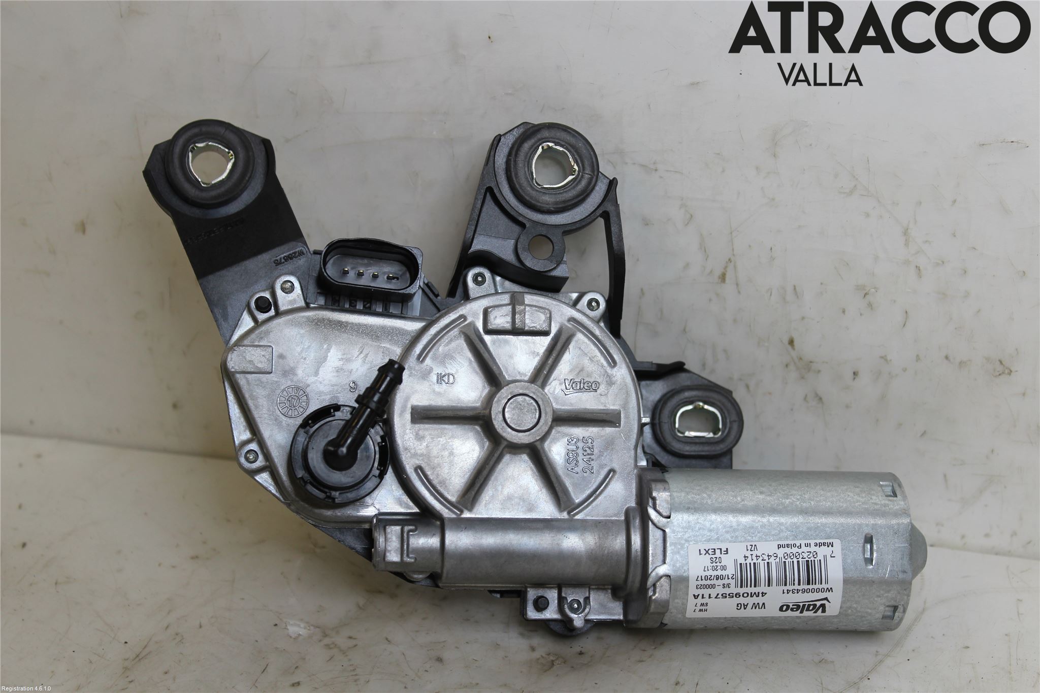 Audi A4/S4 B9 16-19 Torkarmotor Baklucka