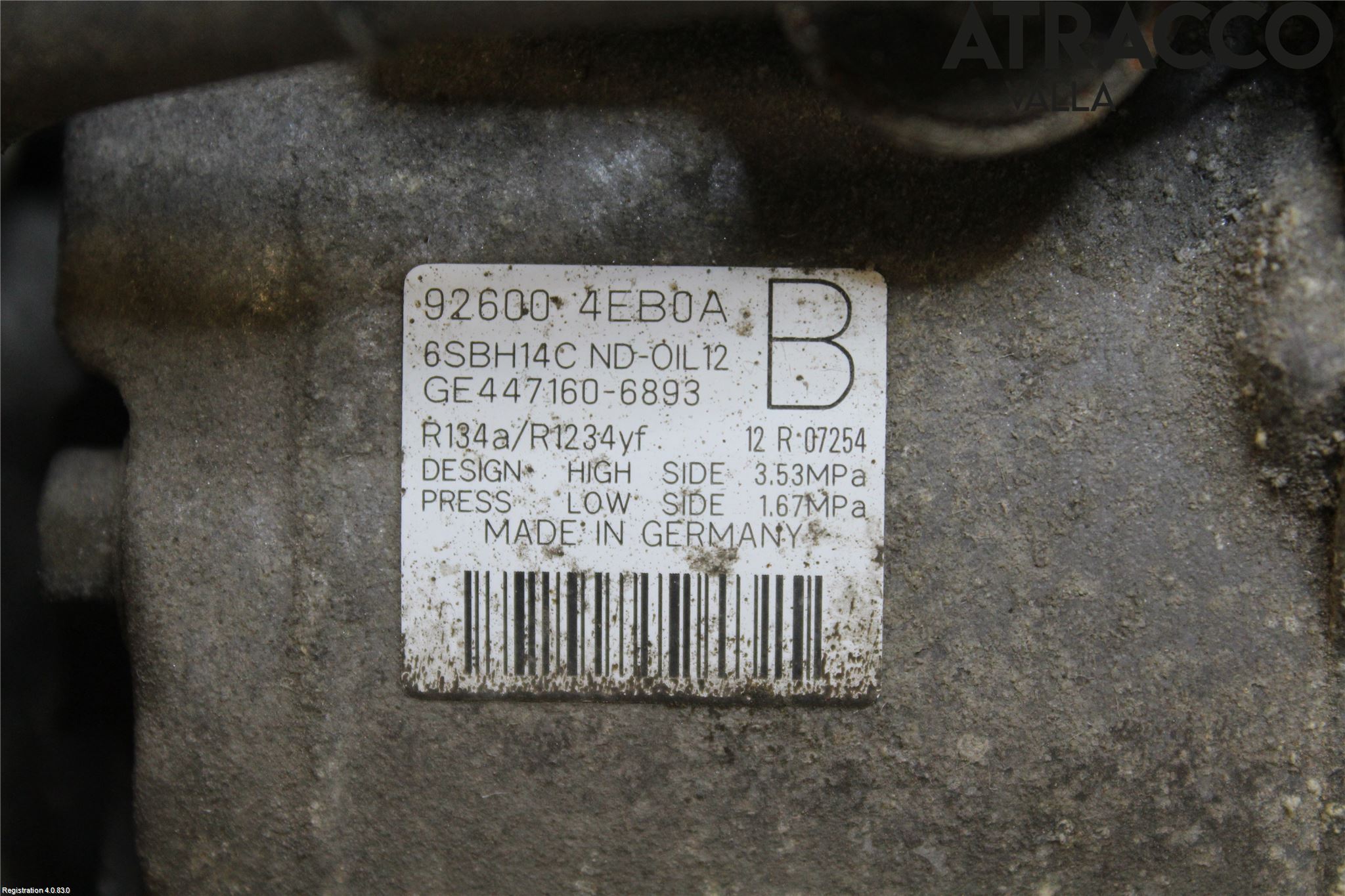 Nissan QASHQAI 14-17 Ac Kompressor