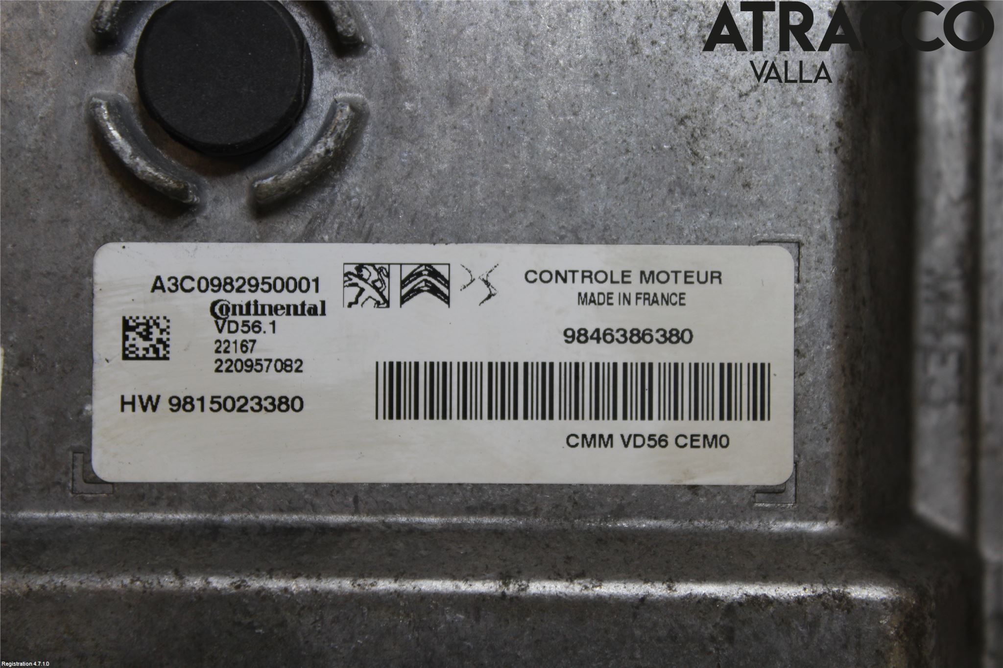 Peugeot 208/E-208 20- Styrenhet Insprut Bensin