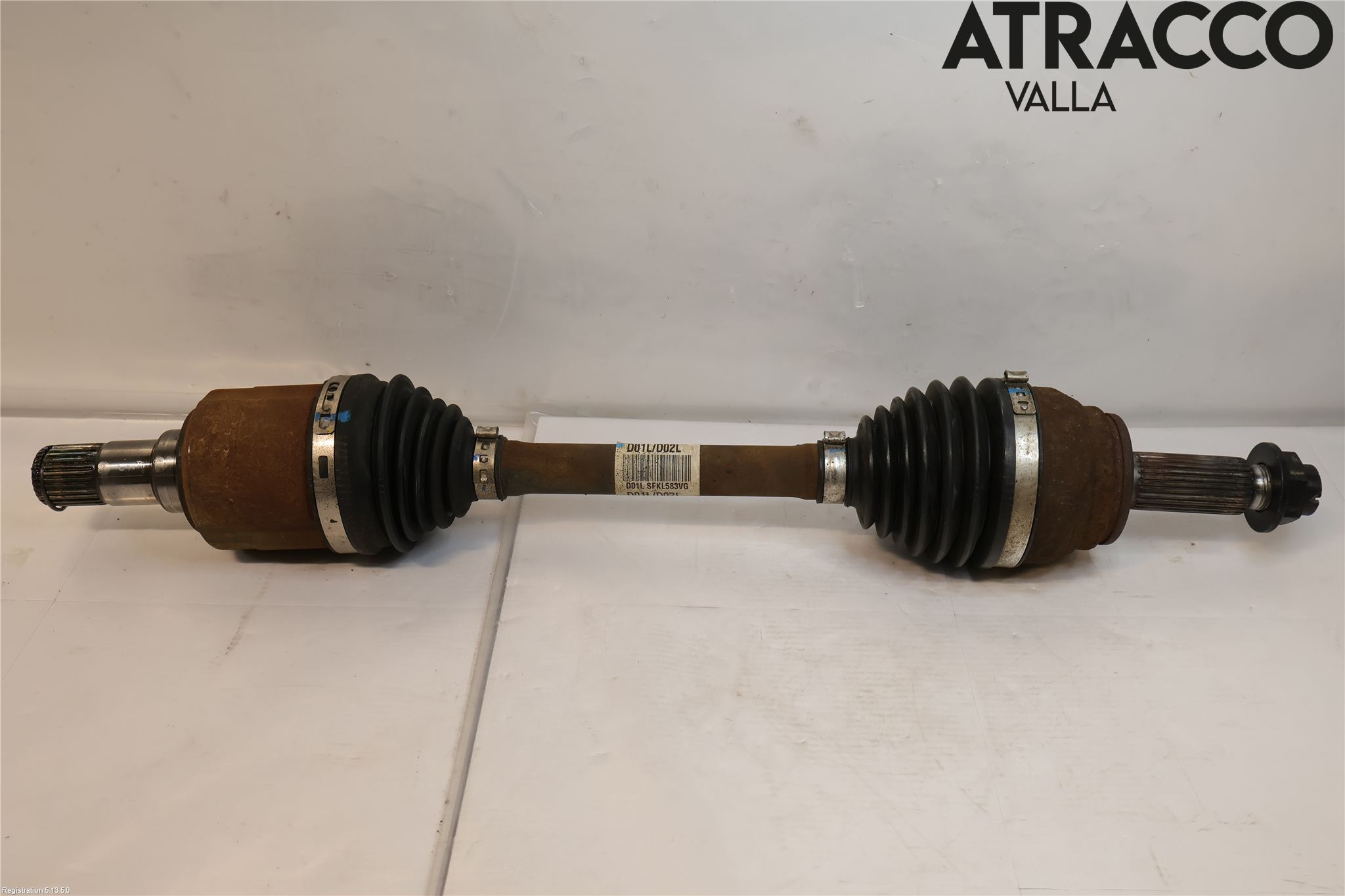 Kia NIRO (DE) 17-22 Drivaxel Fram Vänster