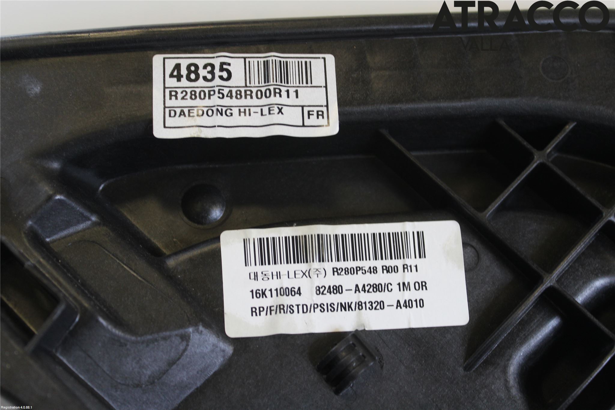 Kia CARENS III 13-19 Fönsterhiss El Kompl
