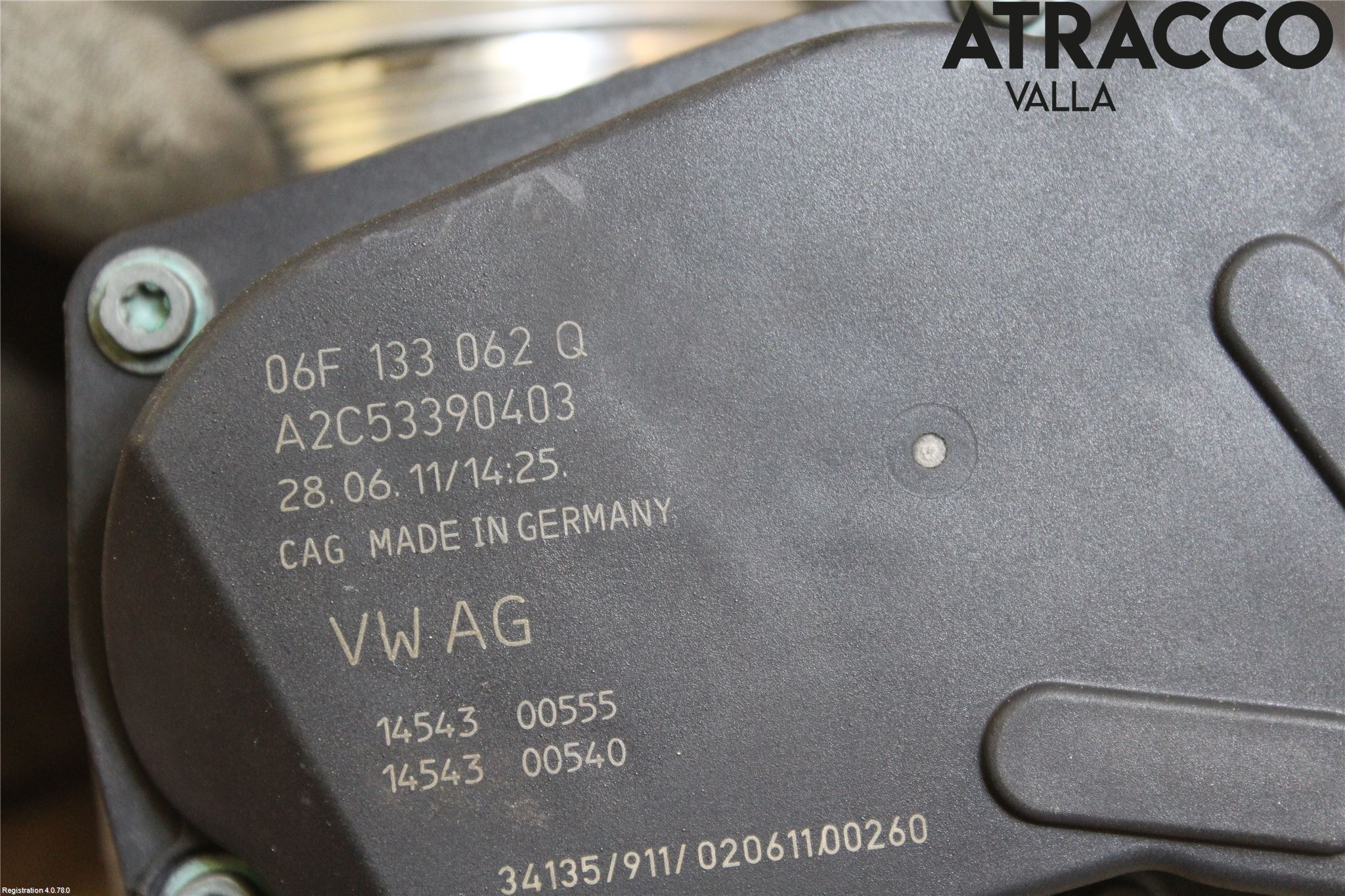 Audi A5 07-16 Injspjällhus