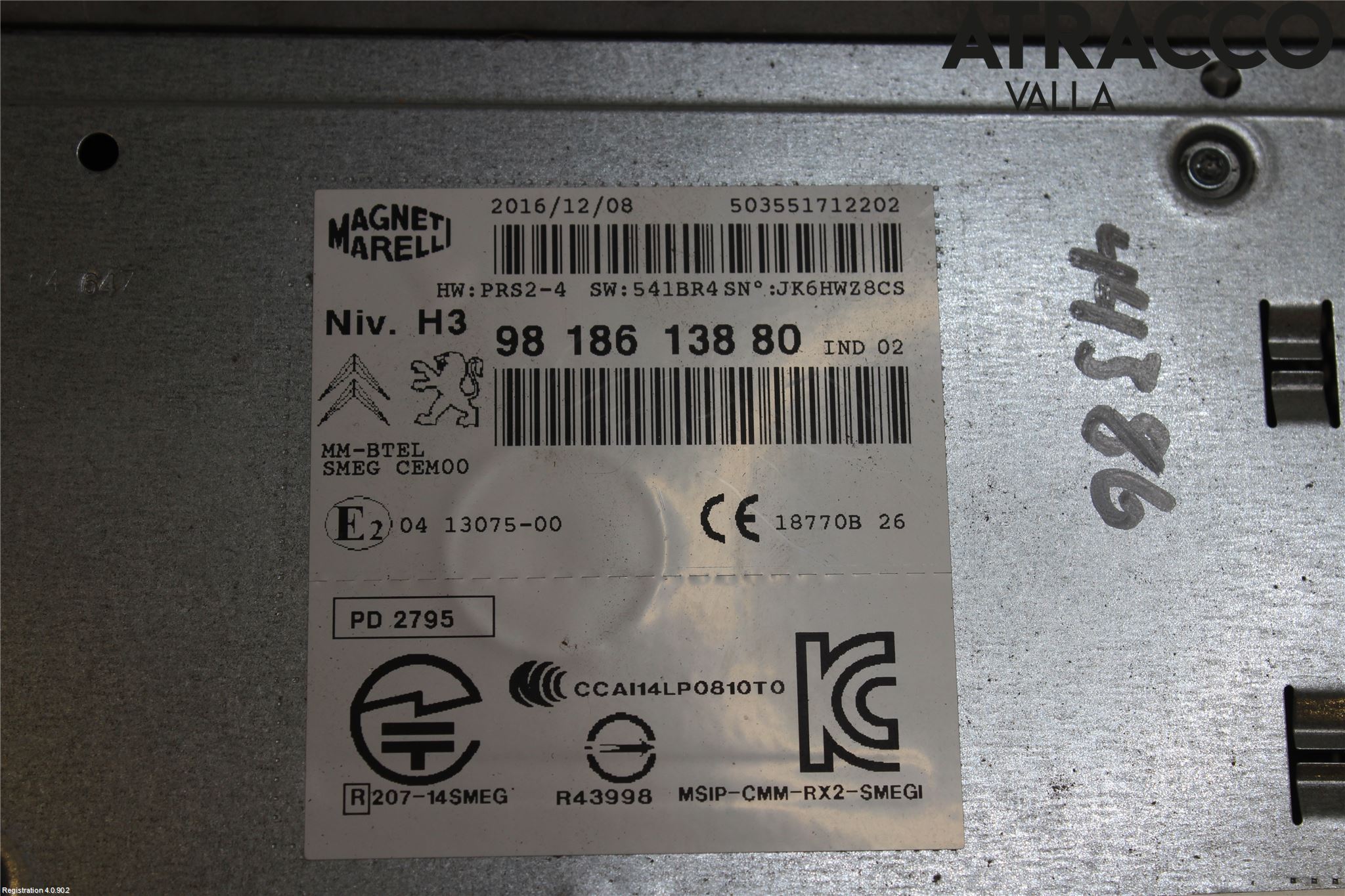 Peugeot 308 14-21 Radio