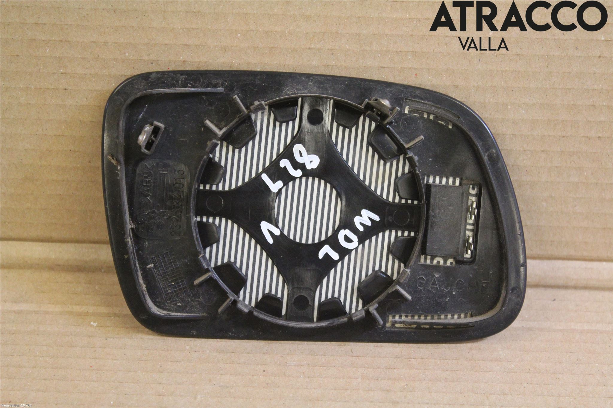 Peugeot 407 Spegelglas Vä