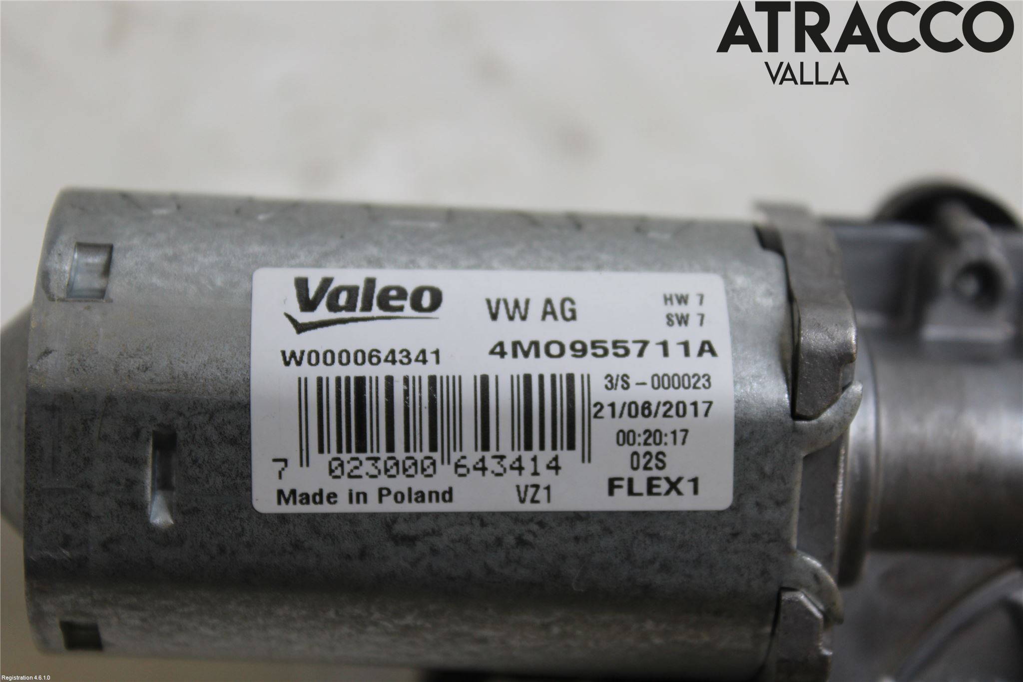 Audi A4/S4 B9 16-19 Torkarmotor Baklucka