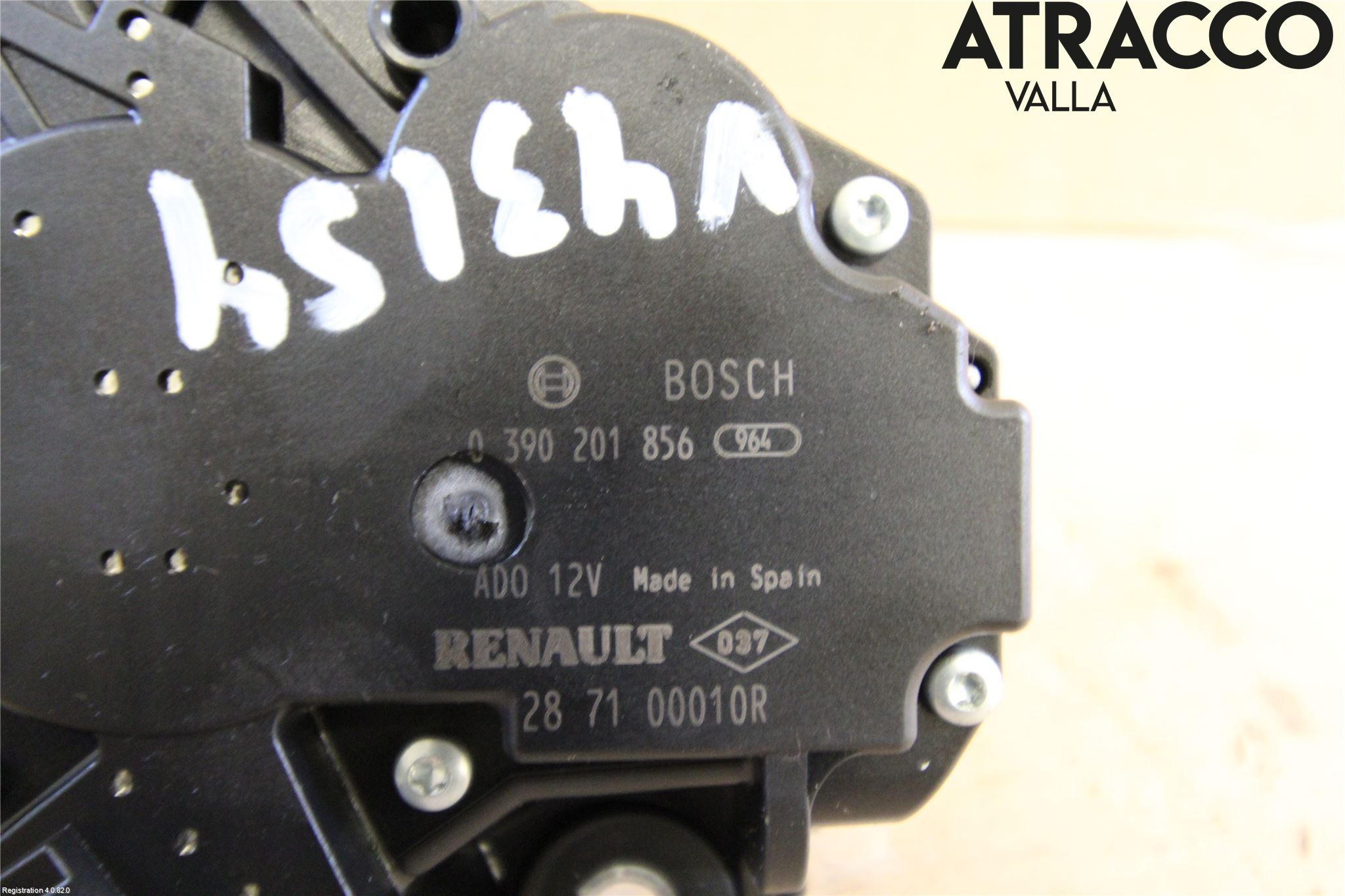 Renault SCÉNIC III / GRAND SCÉNIC 09-16 Torkarmotor Baklucka