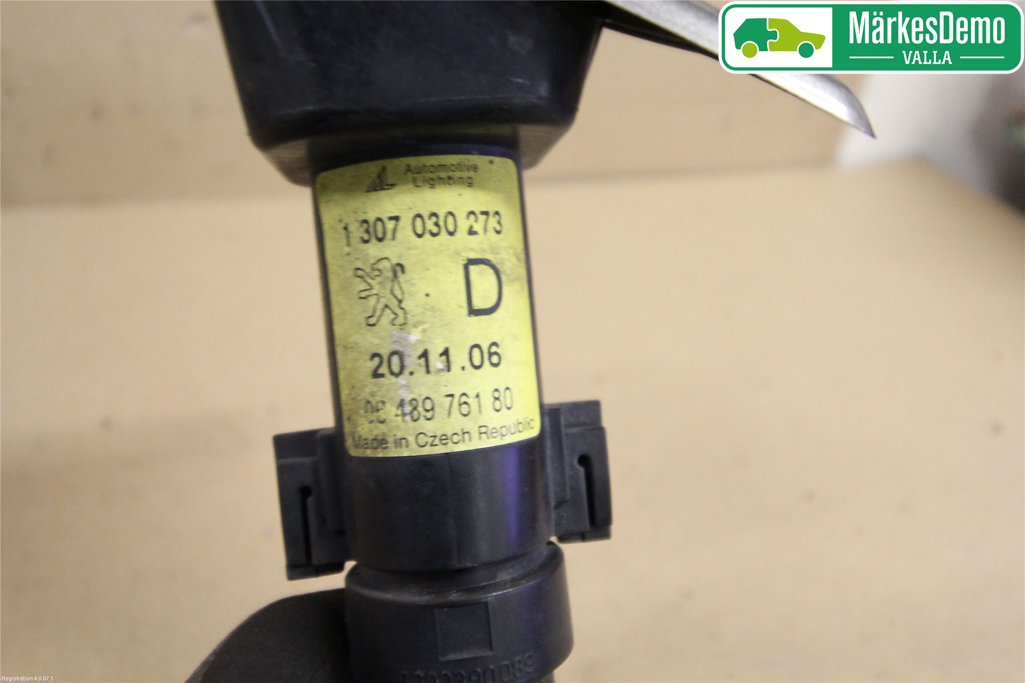 Peugeot 407 Spolarmunstycke Strålkastare