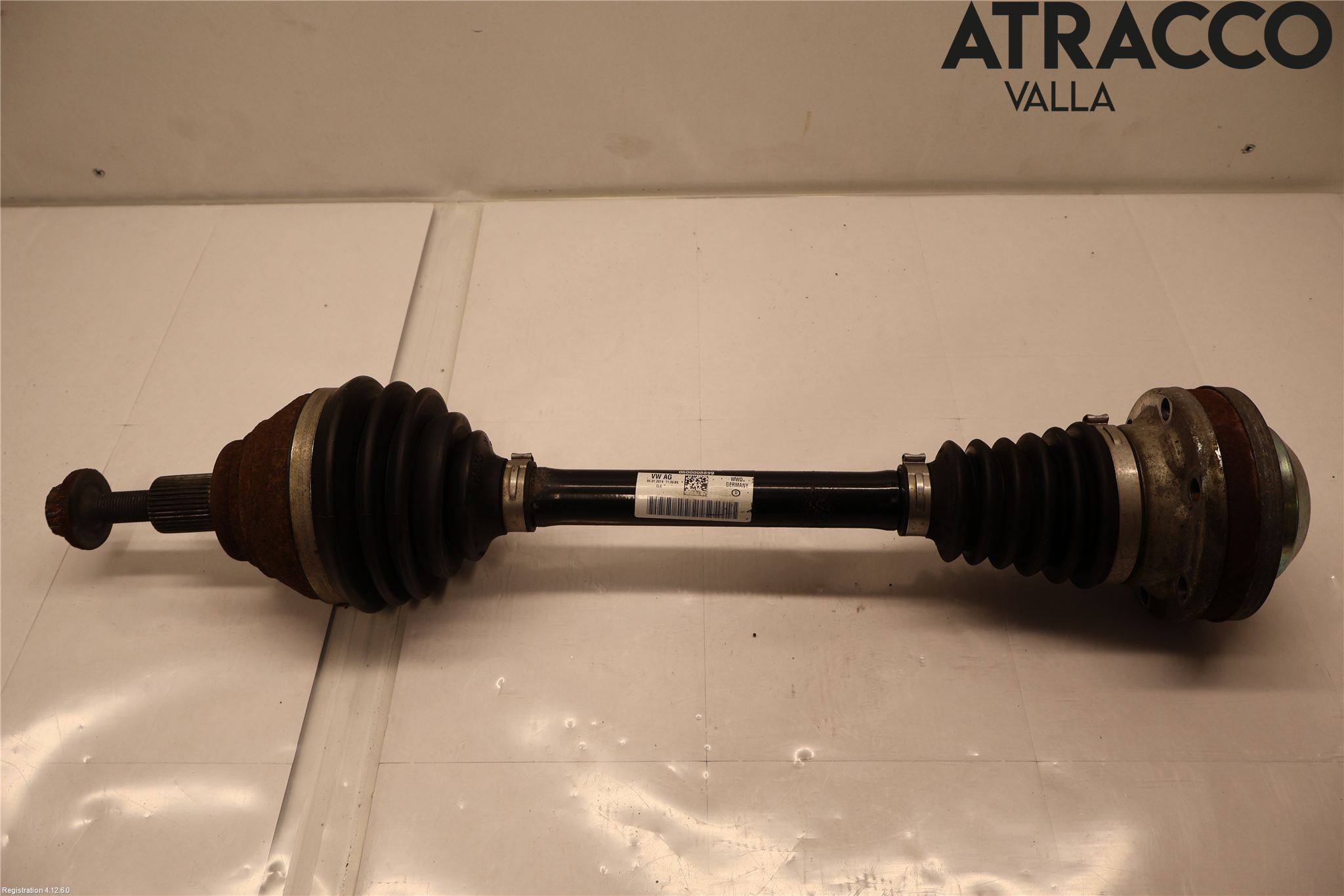 Volkswagen VW CADDY 11-15 Drivaxel Fram Vänster