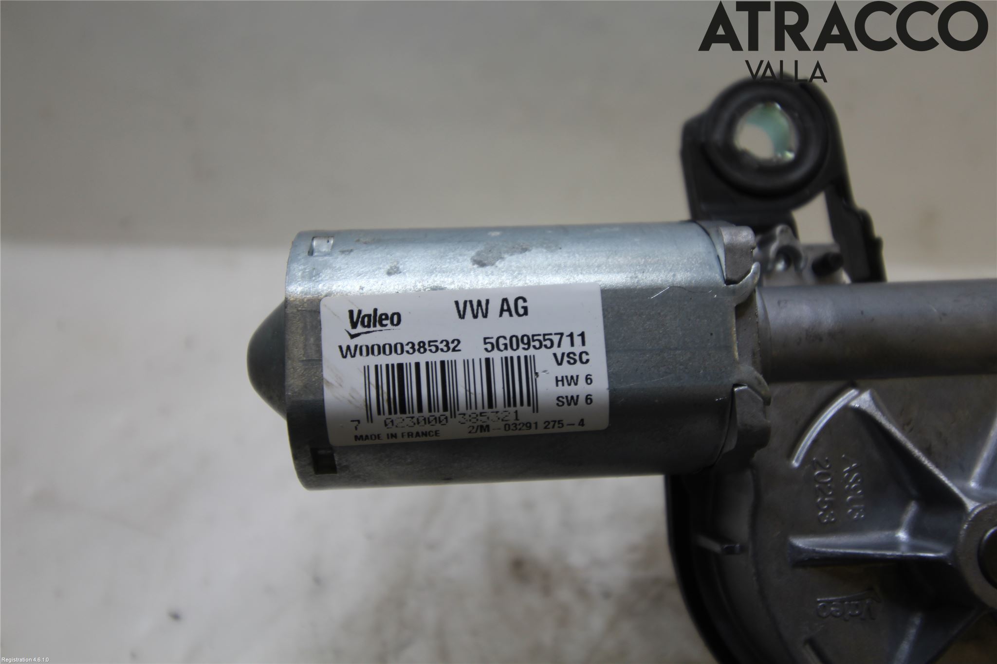 Volkswagen VW GOLF / E-GOLF VII 13-20 Torkarmotor Baklucka