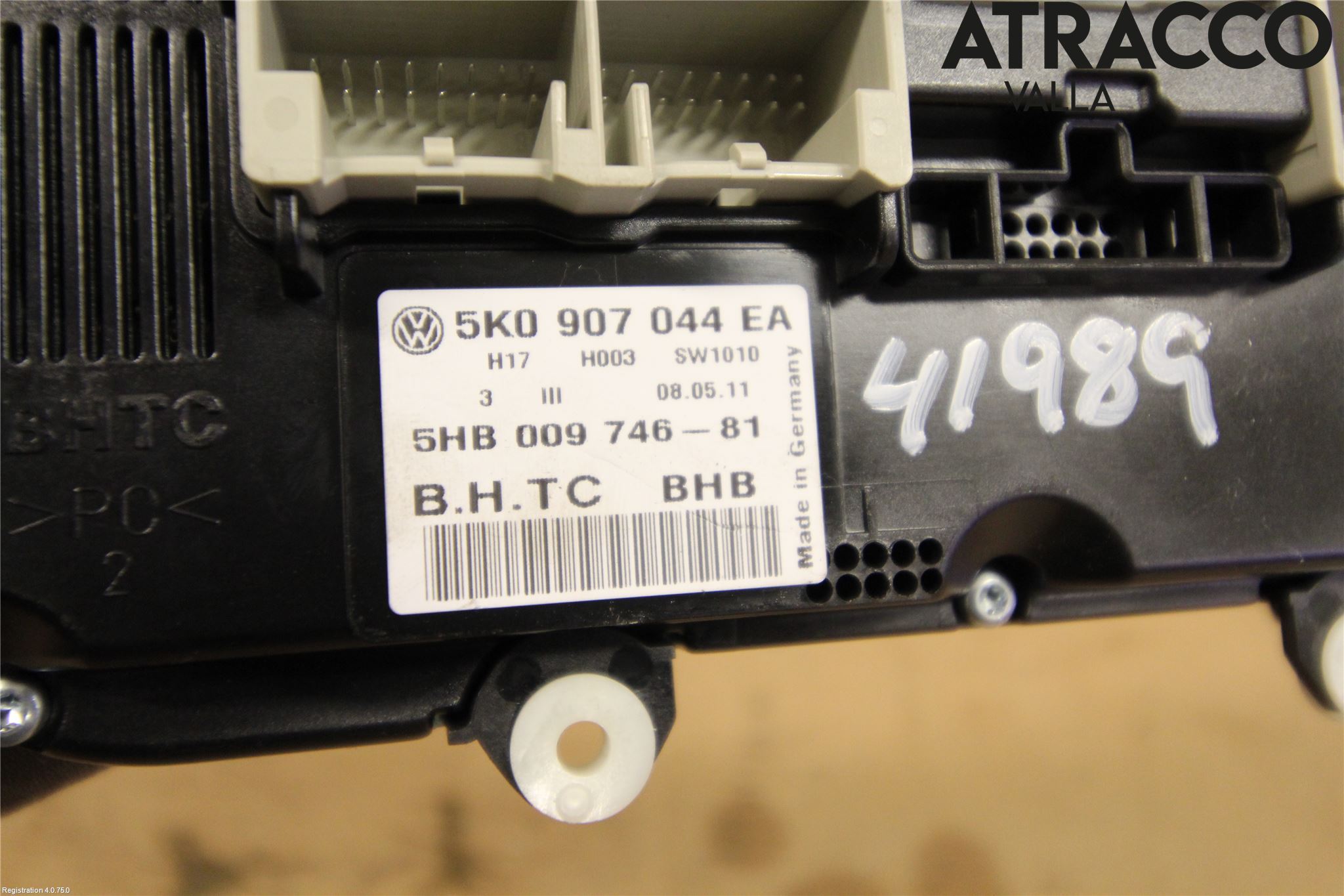 Volkswagen VW PASSAT 11-14 Ac Styrenhet Ac Manöveren