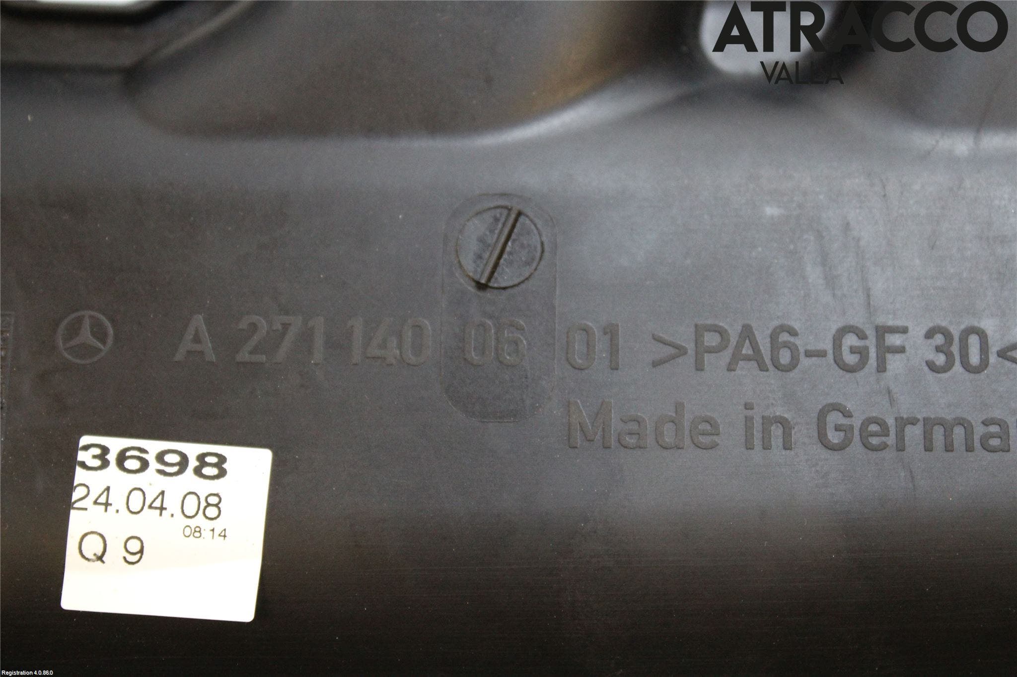 Mercedes-Benz MB C-KLASS (W204) 07-15 Grenrör Insug