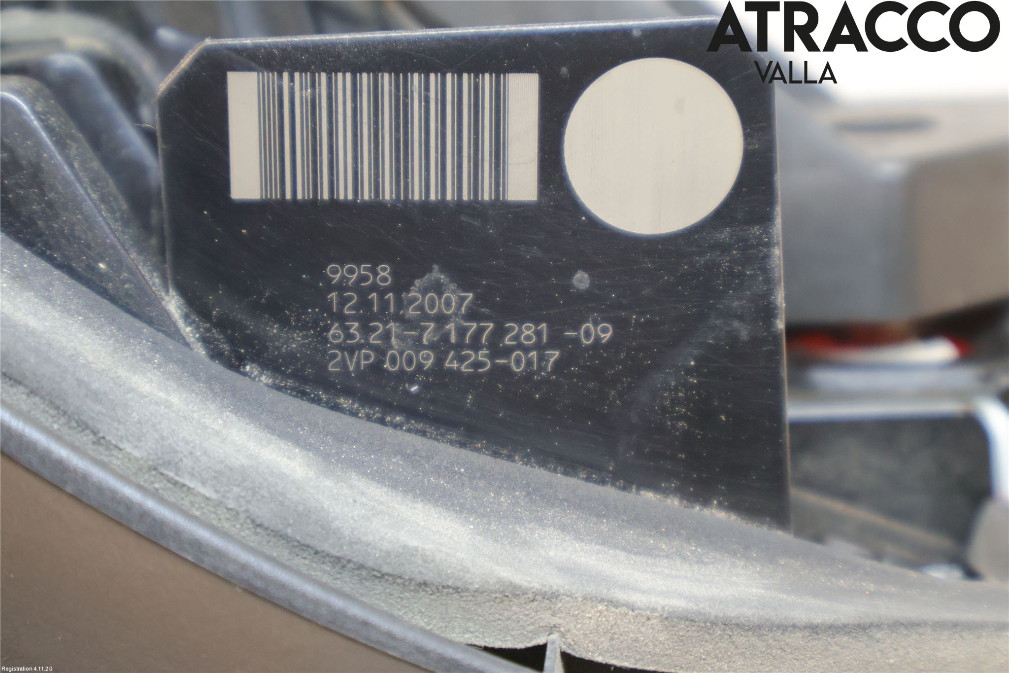 BMW 5 E60/61 Sed/Tou 02-10 Bakljus Vänster