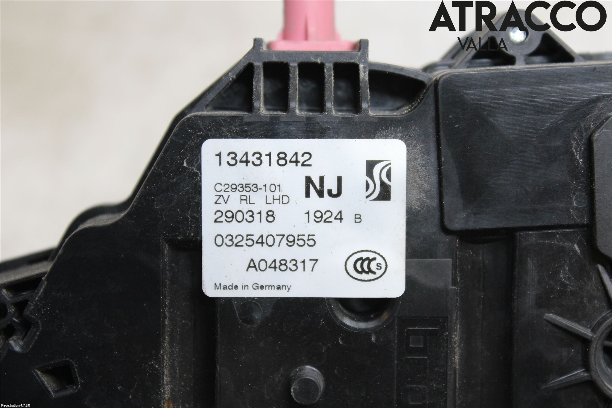 Opel CORSA E 15-19 Låskista-Dörrlås