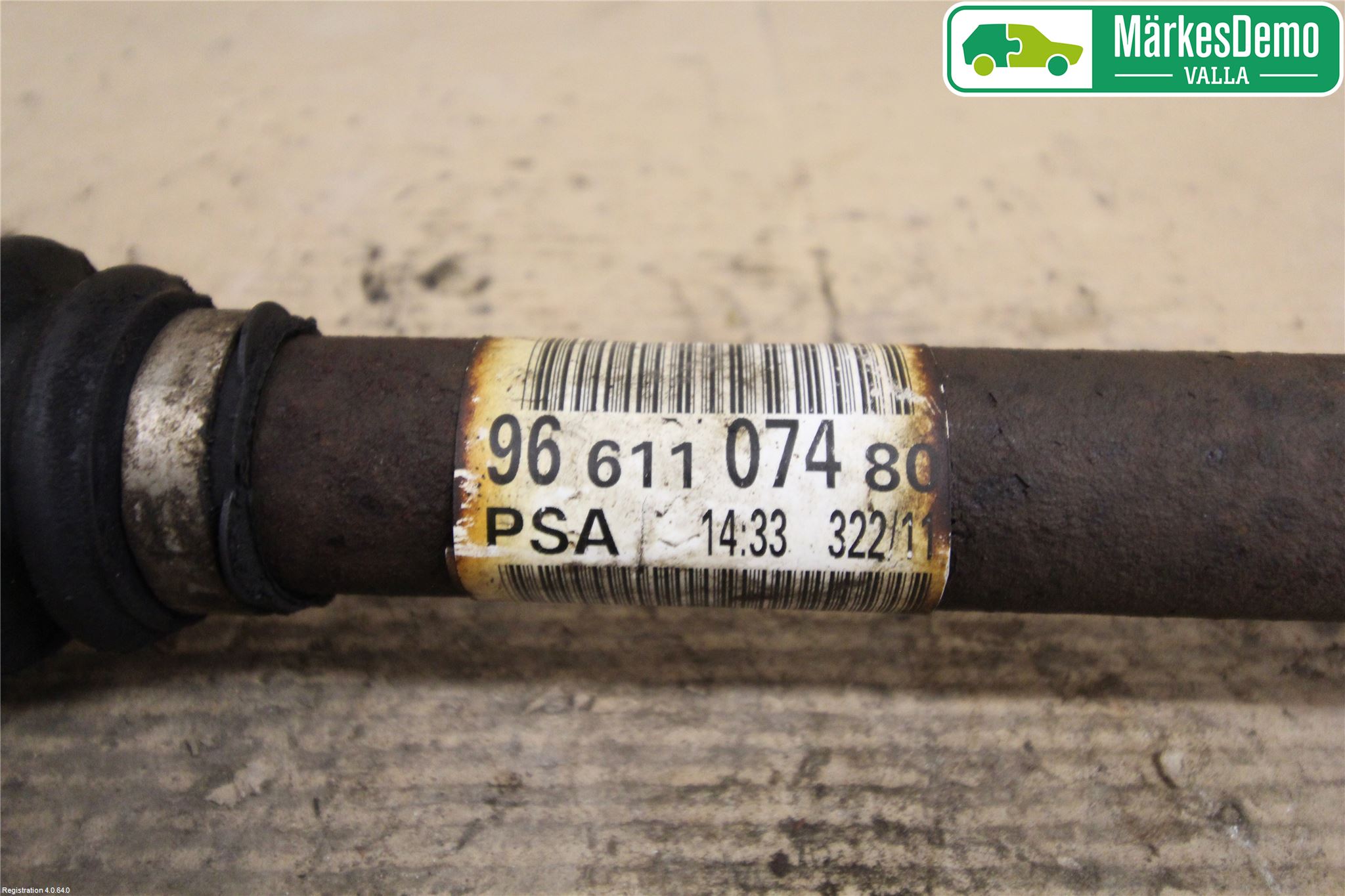 Peugeot 308 08-13 Drivaxel Fram Höger
