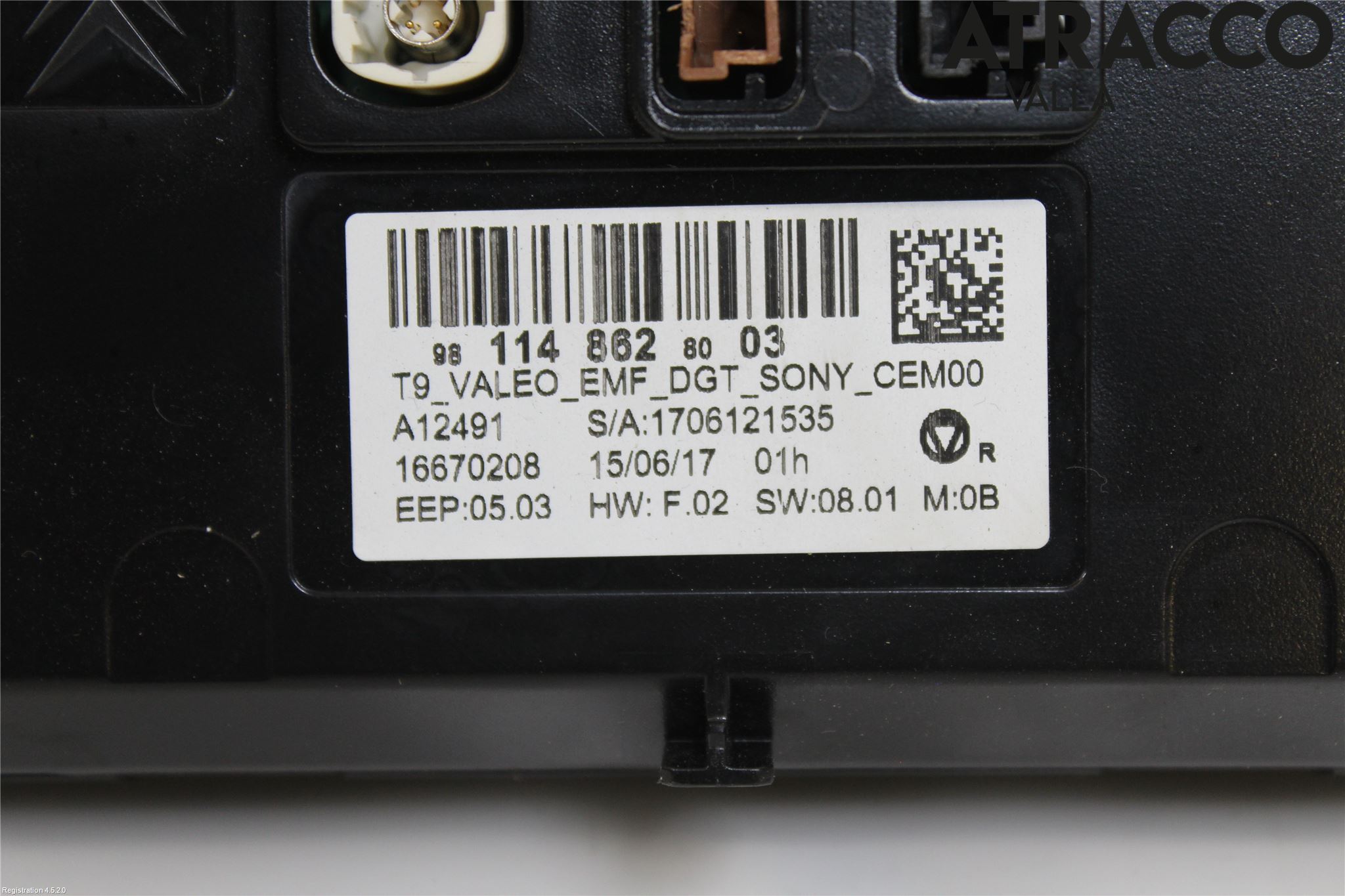 Peugeot 308 14-21 Multifunktionsdisplay