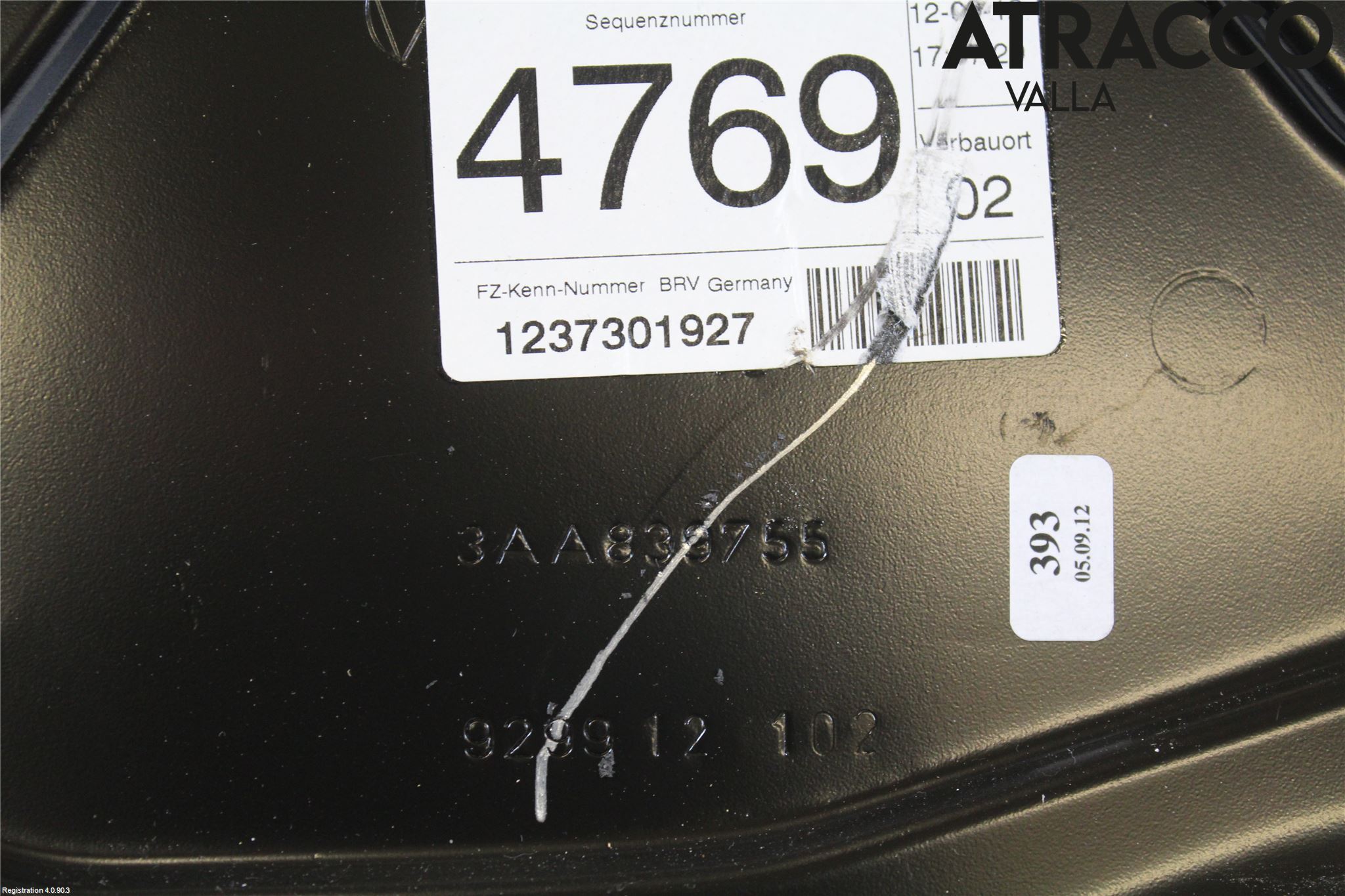 Volkswagen VW PASSAT 11-14 Fönsterhiss El Kompl