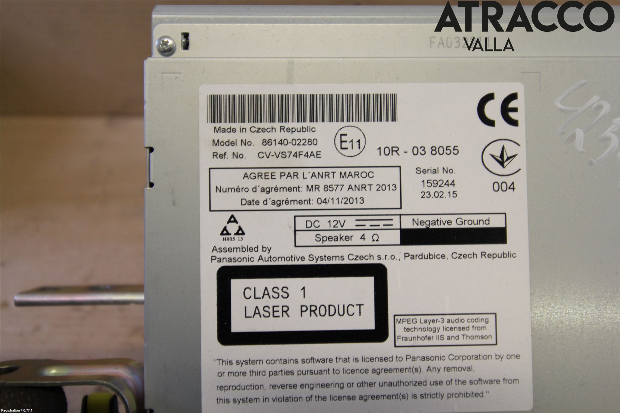 Toyota AURIS 13-19 Cd Radio - Multimediapanel