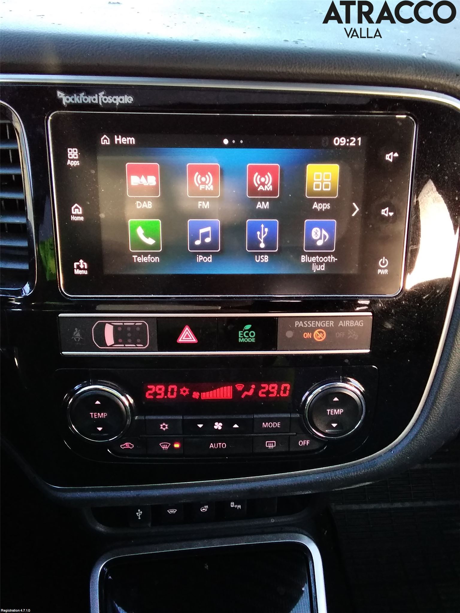 Mitsubishi OUTLANDER 13-21 Ac Styrenhet Ac Manöveren