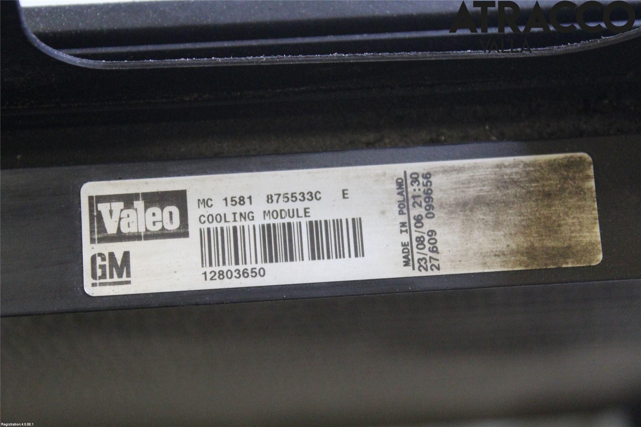 Saab 9-3 VER 2 Laddluft-Intercooler Kyl