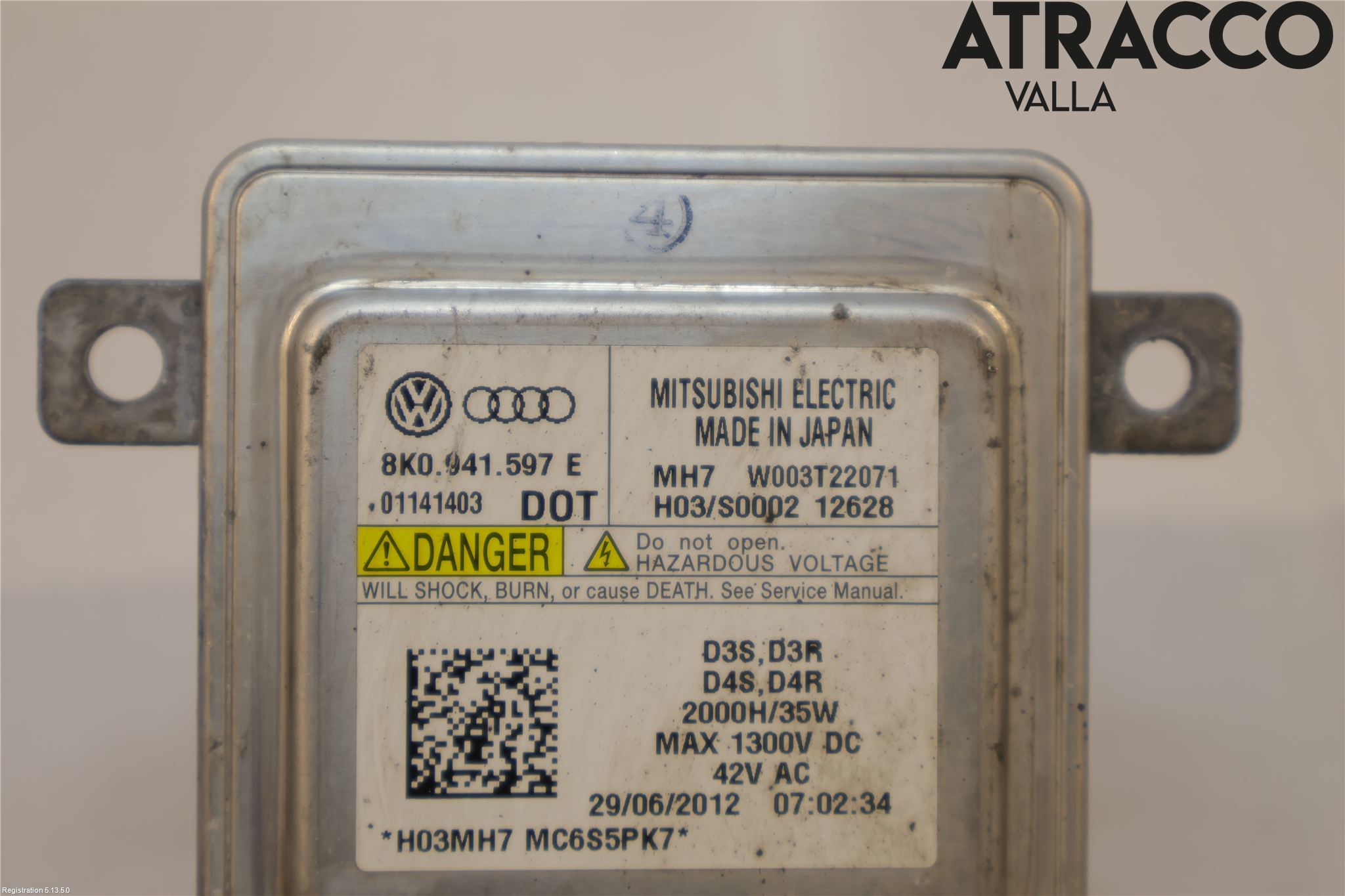 Audi A3/S3 05-13 Styrenhet Strålkastare