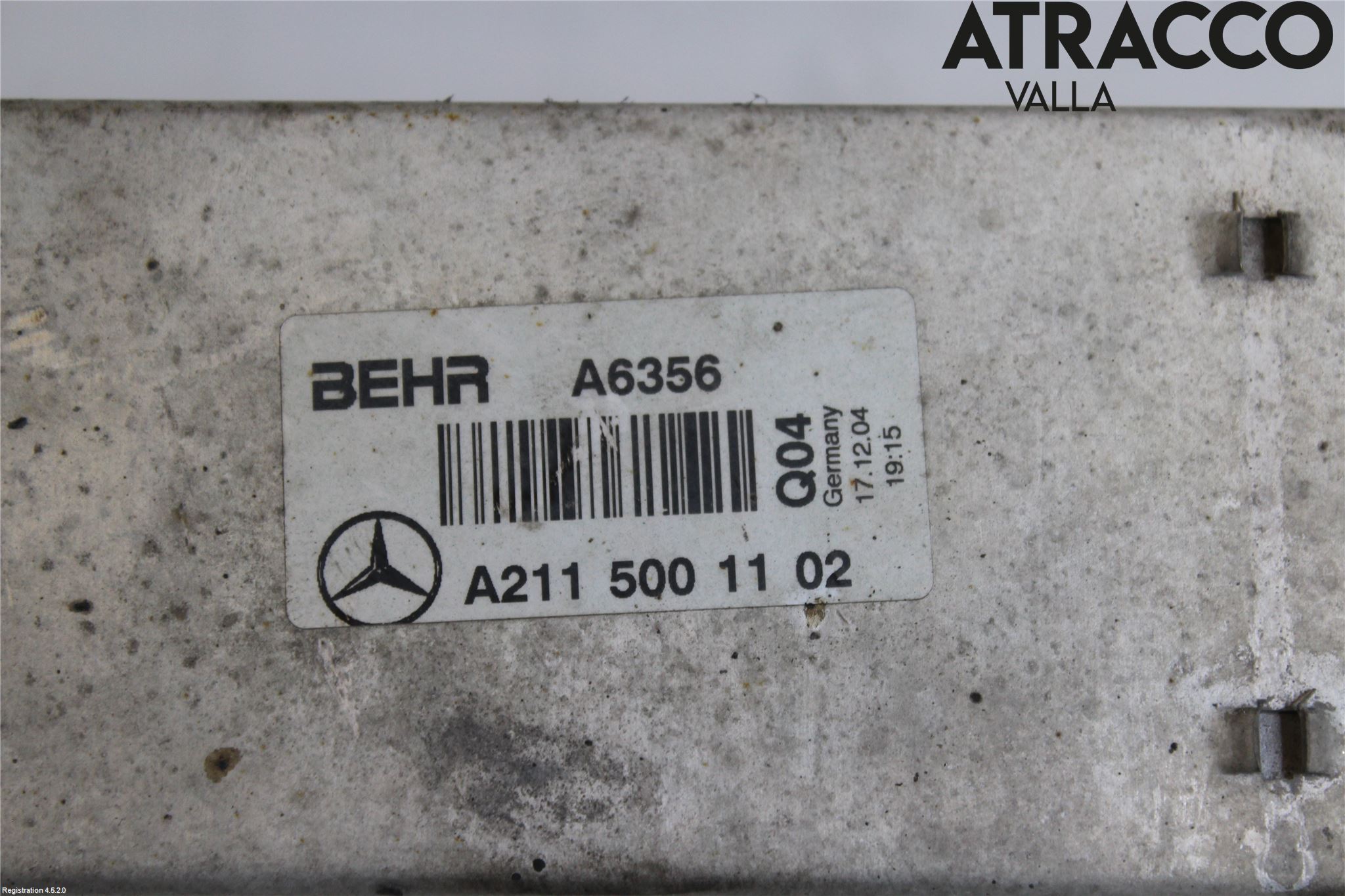 Mercedes-Benz MB E-KLASS (W211) 02-09 Laddluft-Intercooler Kyl