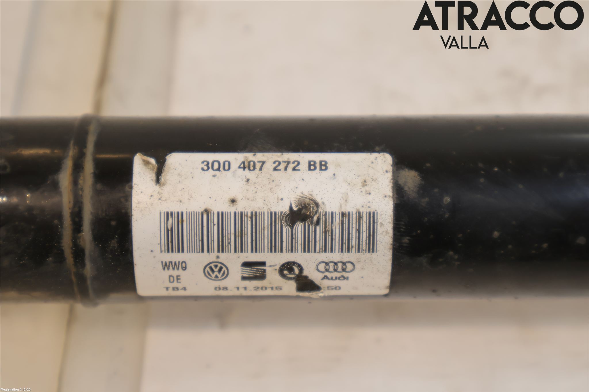 Volkswagen VW PASSAT 15-19 Drivaxel Fram Höger
