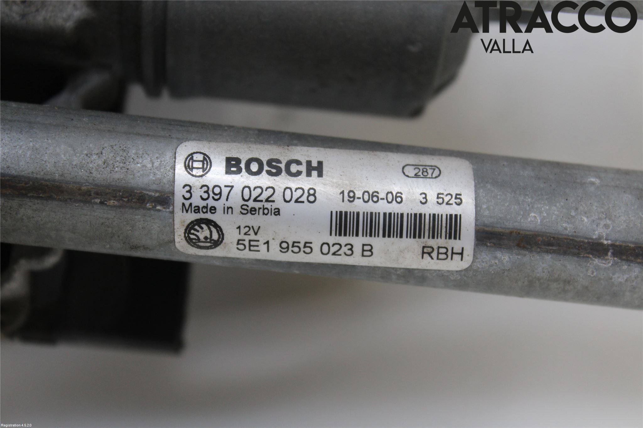 Skoda OCTAVIA (5E) 13-20 Torkarmekanism Vindruta