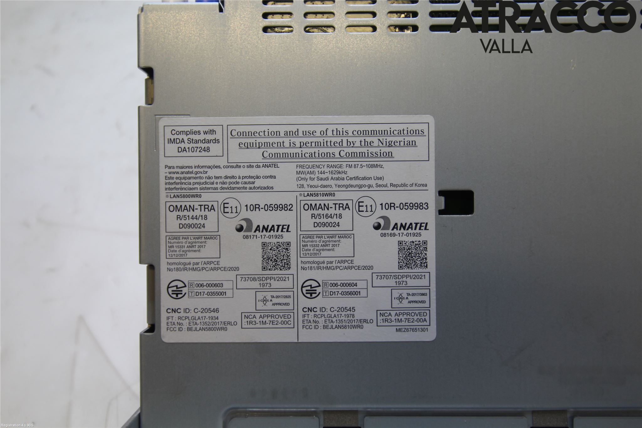 Nissan NV300 16-22 Cd Radio - Multimediapanel