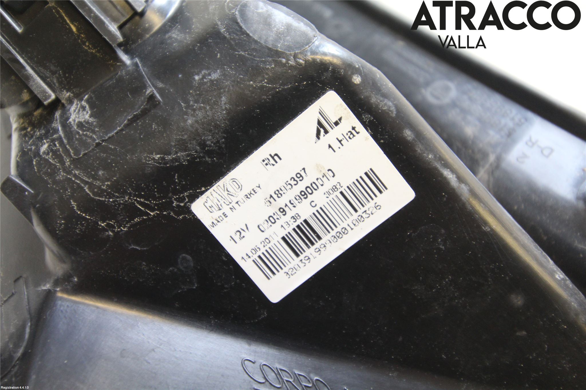 Fiat PUNTO EVO 10-12 Bakljus Höger