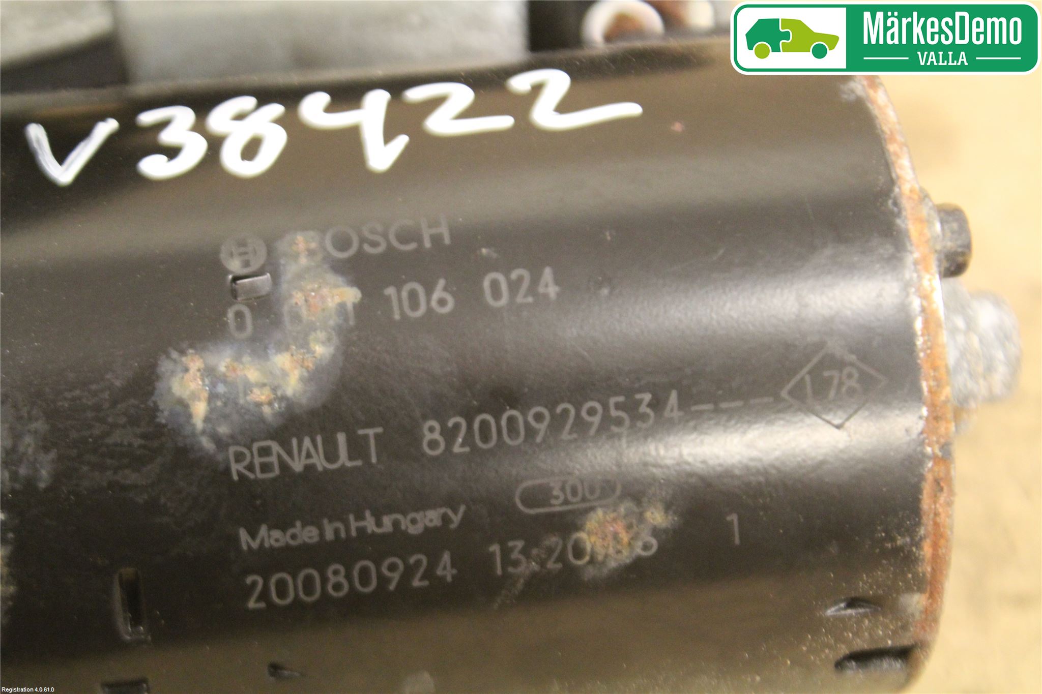 Renault LAGUNA III 08-10 Startmotor