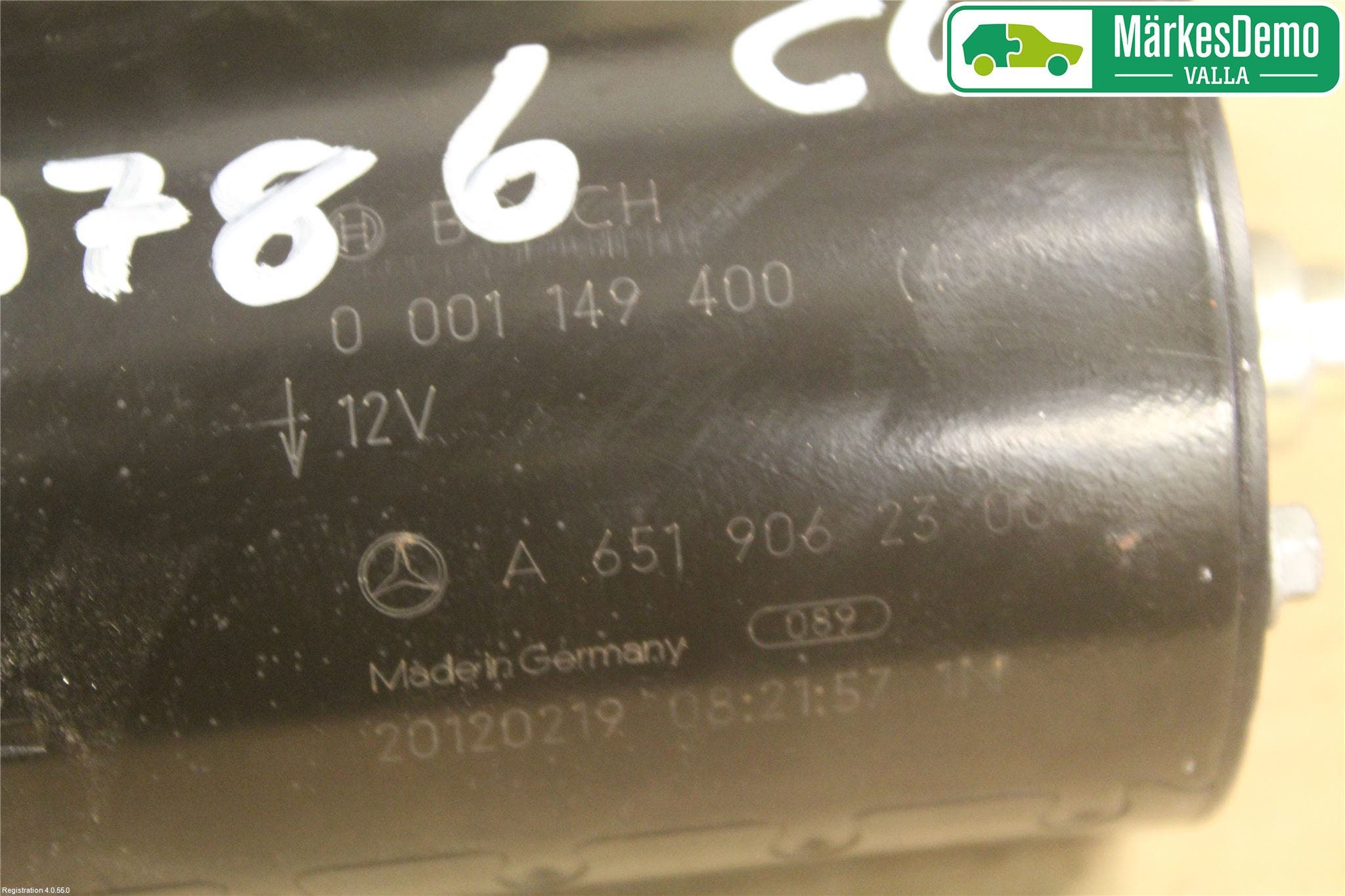 Mercedes-Benz MB C-KLASS (W204) 07-15 Startmotor Diesel